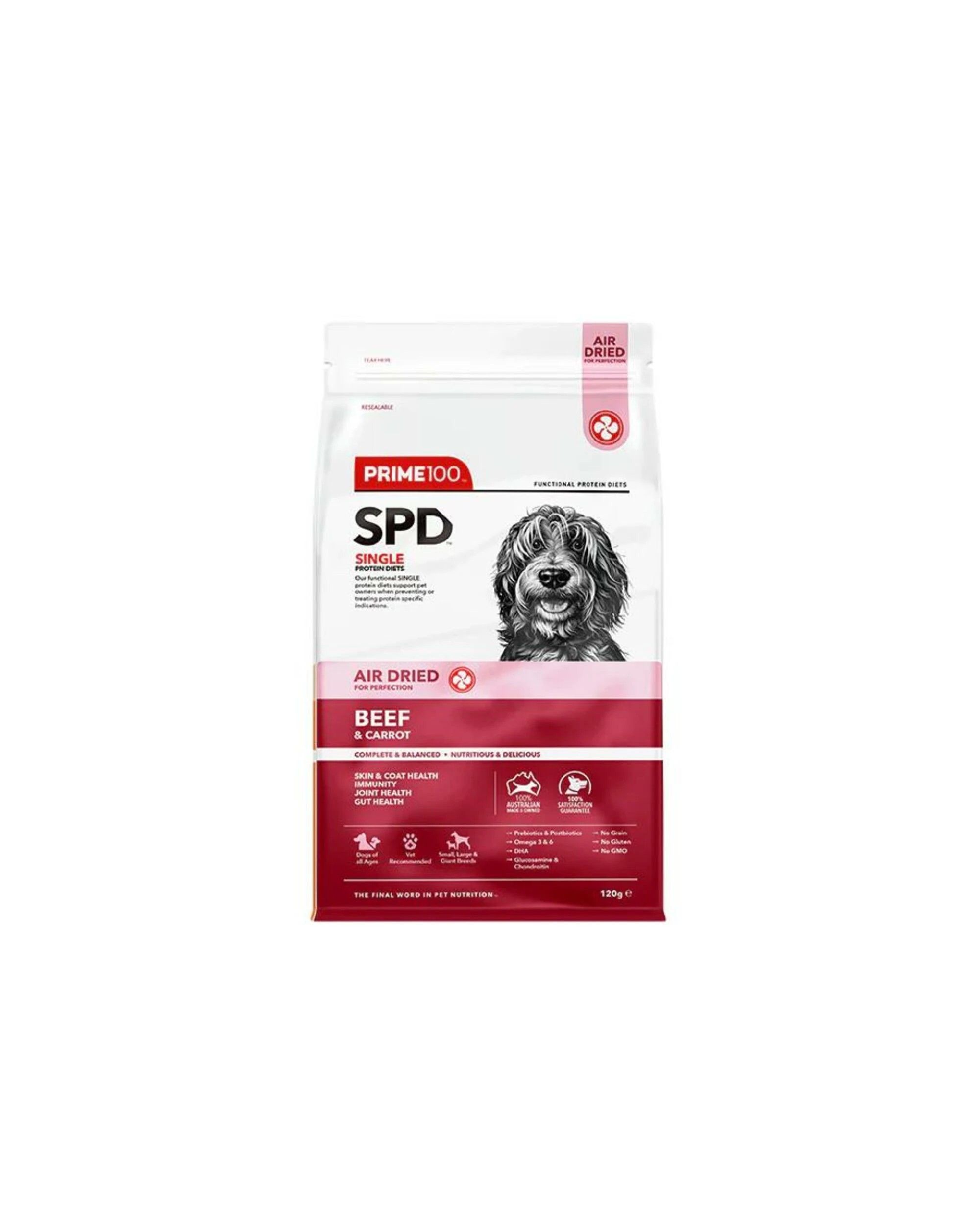 1 Prime Spd Air Dried Beef & Carrot 120g, 1 of 2