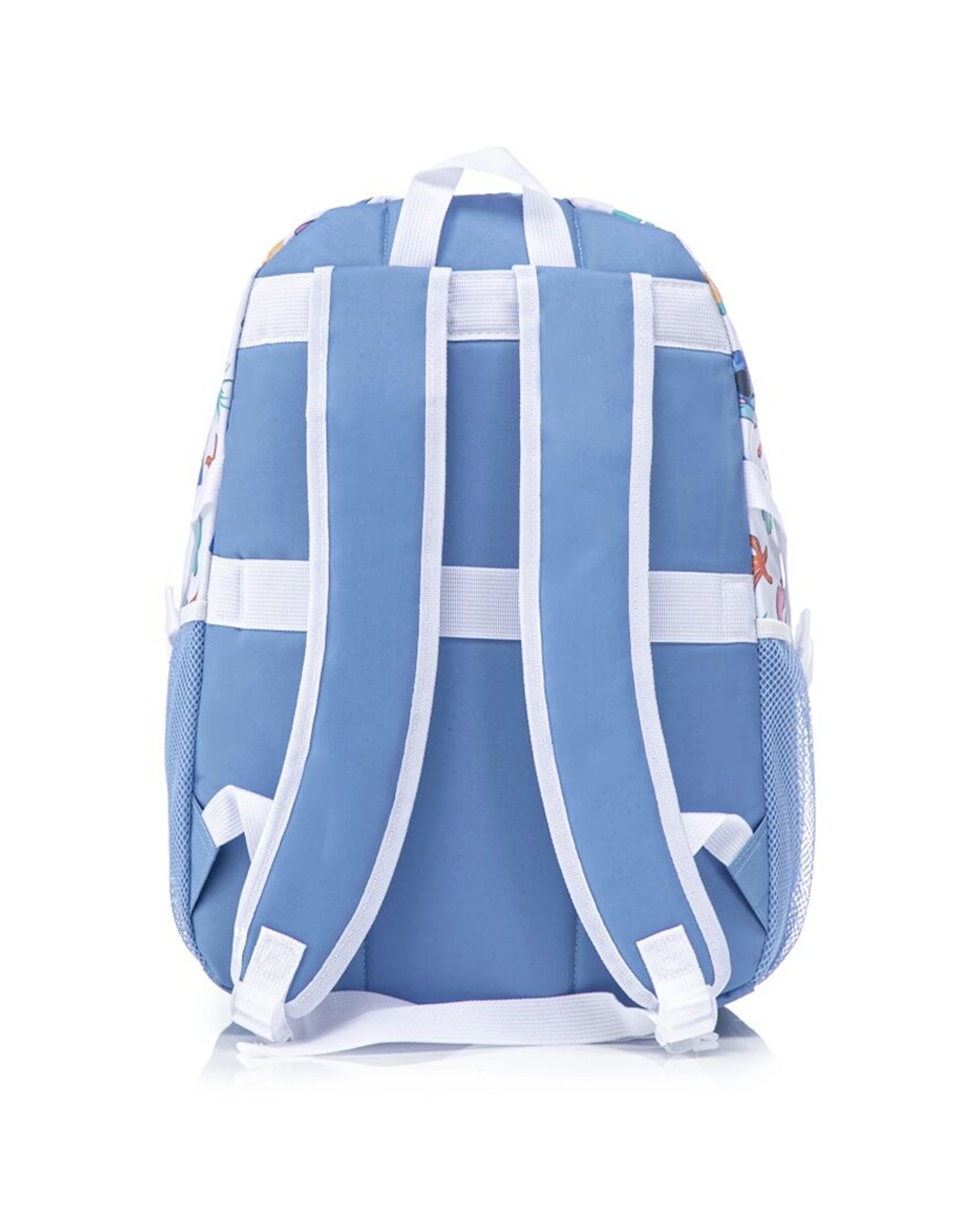 2 Stitch Backpack Kids School Bag 44cm Side Mesh Pockets Adjustable Straps - Multi, 2 of 3