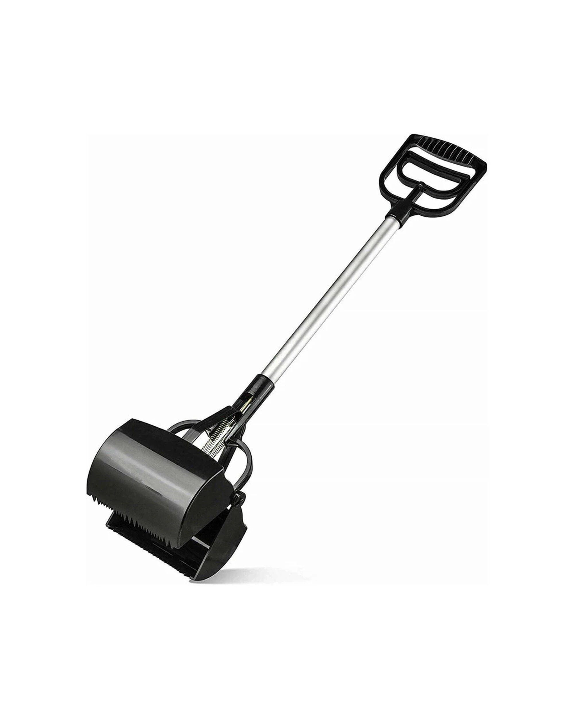 1 Showmaster Long Handle Pet Dog Poop Scooper Cleaner Claw 70cm Durable - Black, 1 of 1