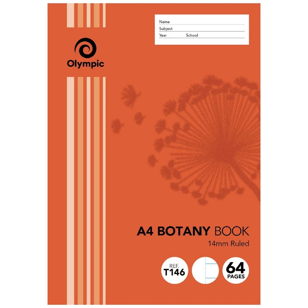 3 Tudor A4 55gsm 14mm Ruled Botany Book 64 Page, 3 of 3