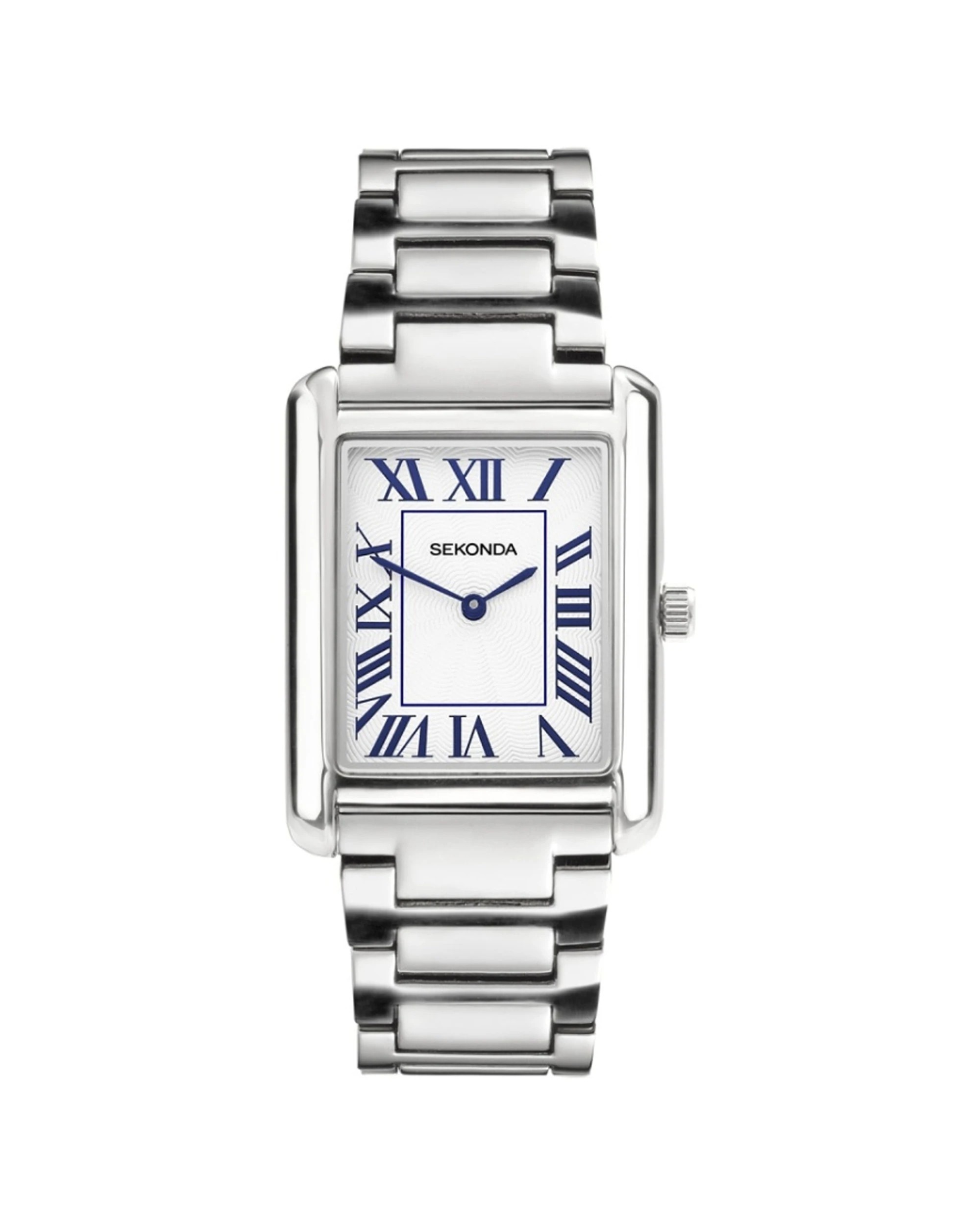 1 Sekonda Men's Clement Watch Guilloche Dial Stainless Steel Bracelet 28x37mm, 1 of 6