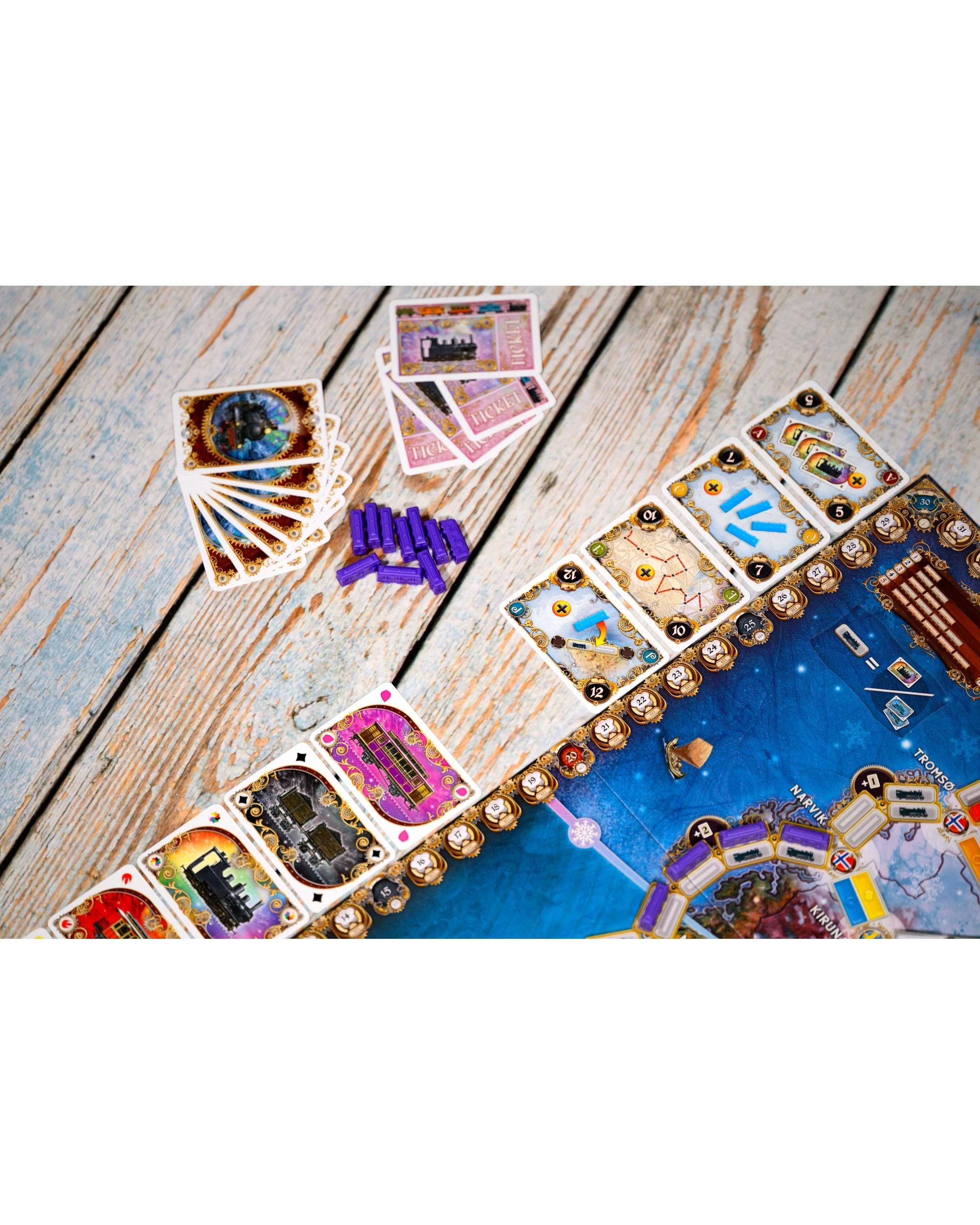 4 Ticket to Ride Northern Lights Board Game, 4 of 7