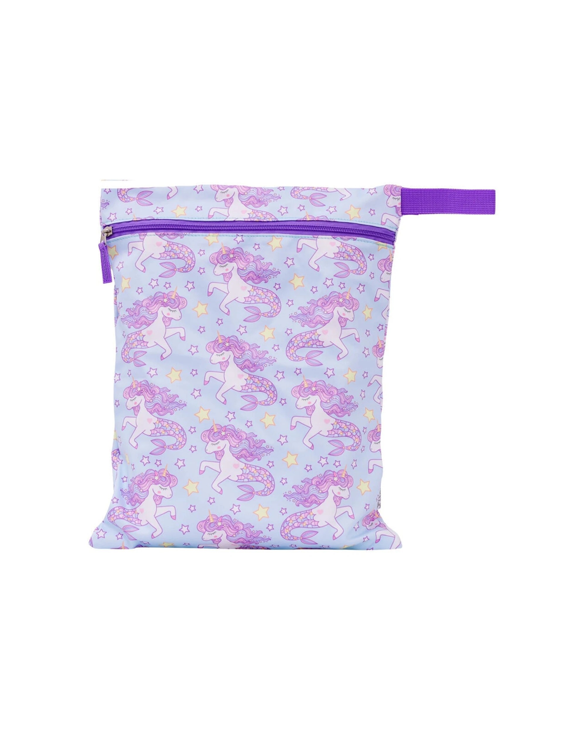 1 Splosh Out & About Mermicorn Waterproof Kids Children Wet Bag 40cm - Purple, 1 of 5