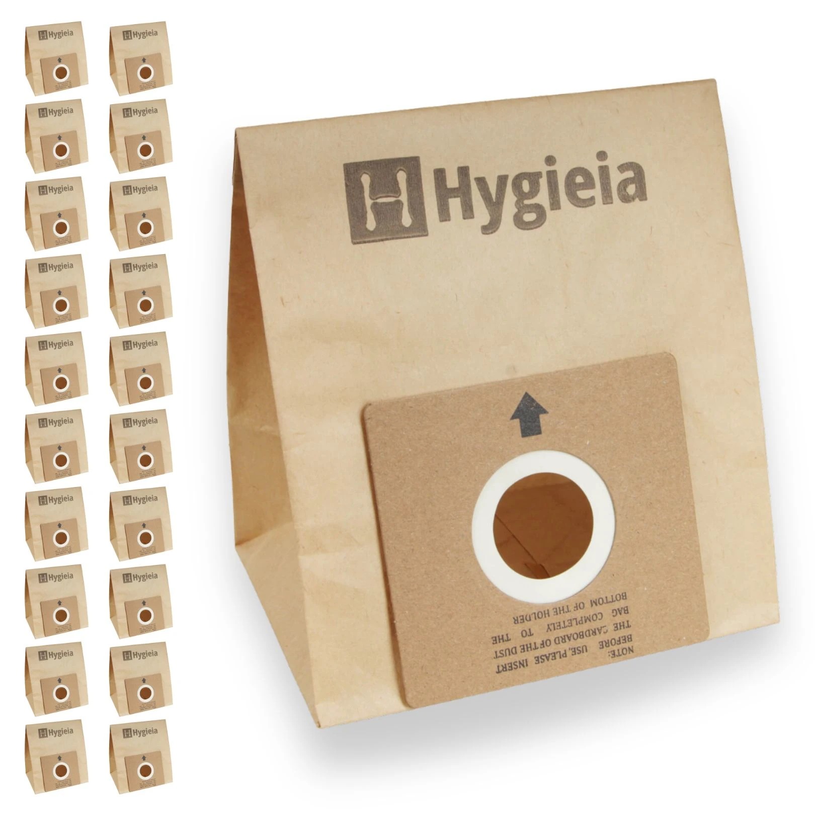 2 Hygieia 20pk Dust Bags For Hoover, Volta Vacuum Cleaners - Brown, 2 of 5