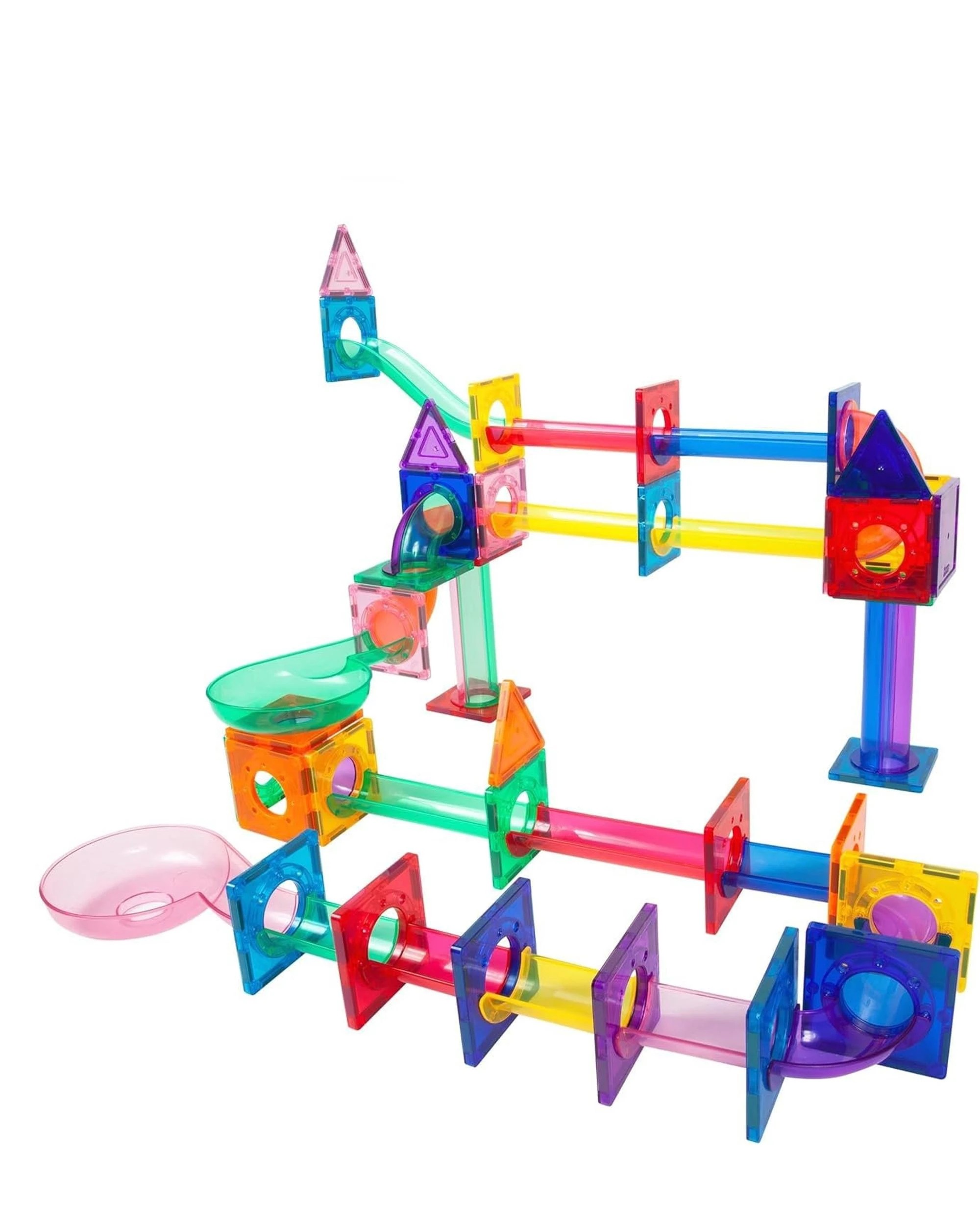5 Picasso Tiles 71 Piece Magnetic Marble Run Set, 5 of 6