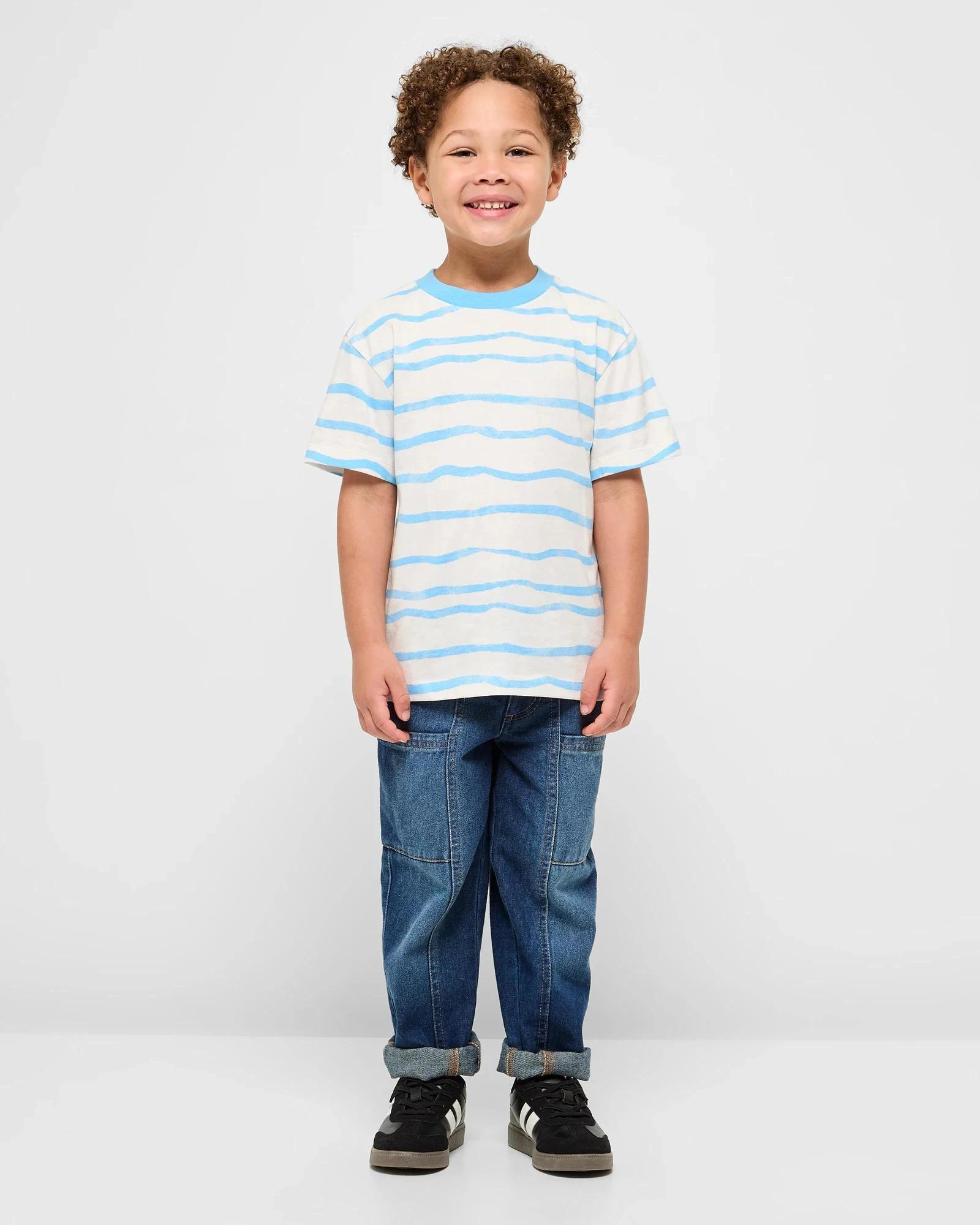 3 Target Australian Cotton T-shirts 3 pack BLUE / MULTI, 3 of 7