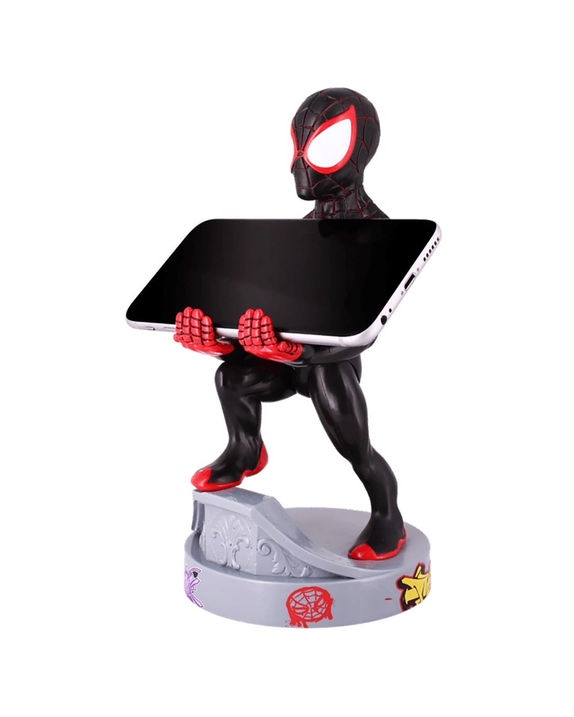 2 Marvel - Miles Morales Cable Guy Stand - Black,Grey, 2 of 4