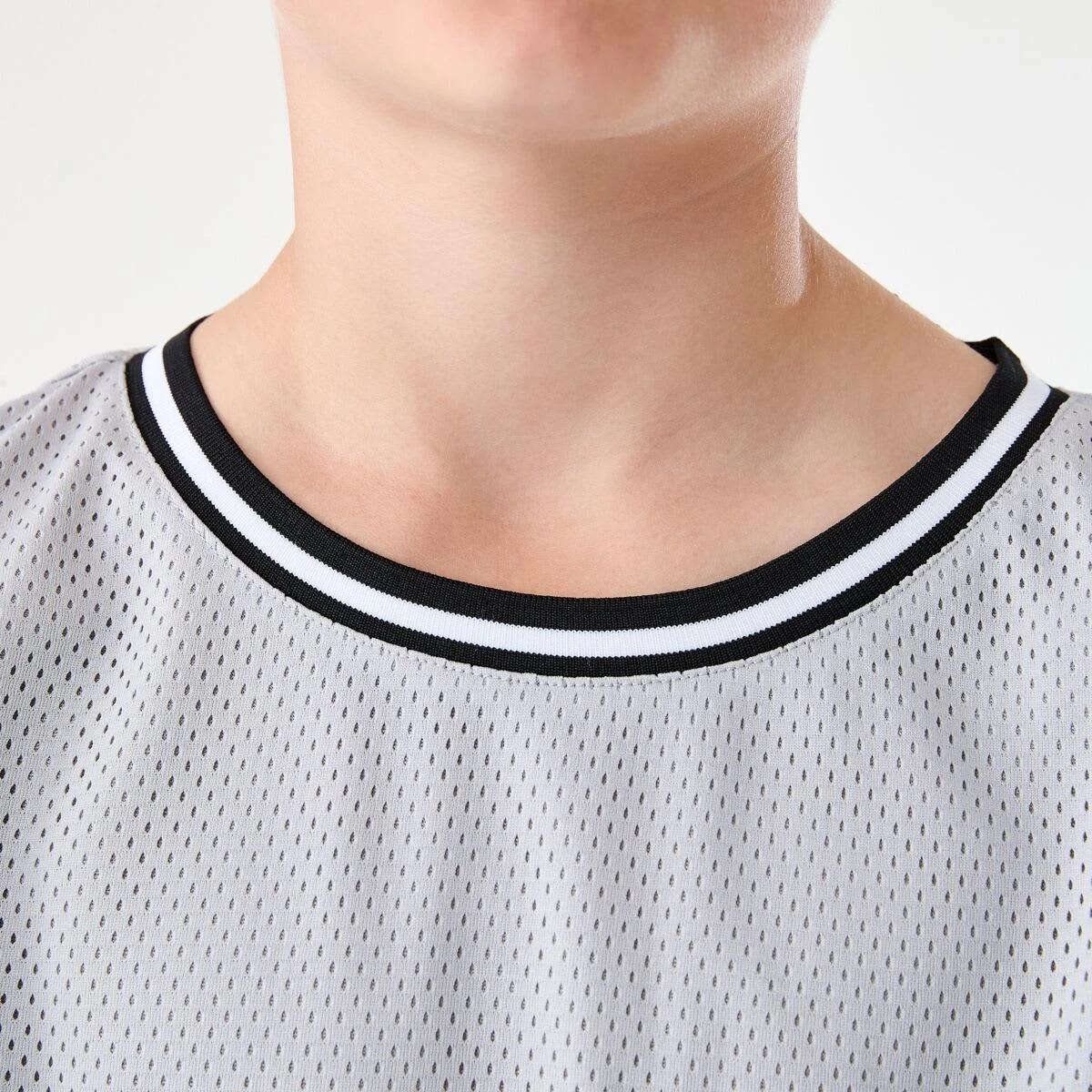 6 Active Kids Sleeveless Mesh Tank ICE GRAY, 6 of 8