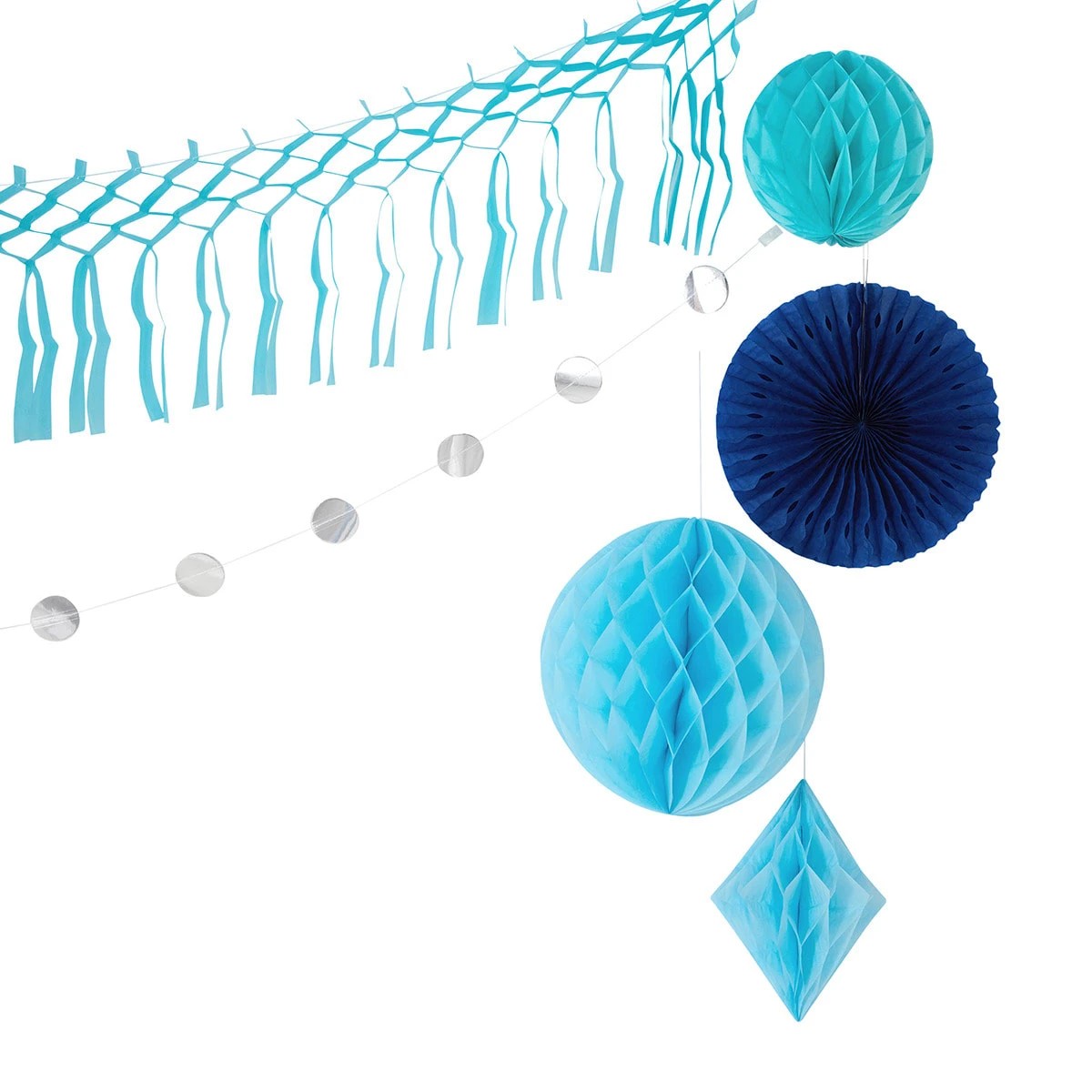 5 12 Piece Blue Decoration Pack, 5 of 10