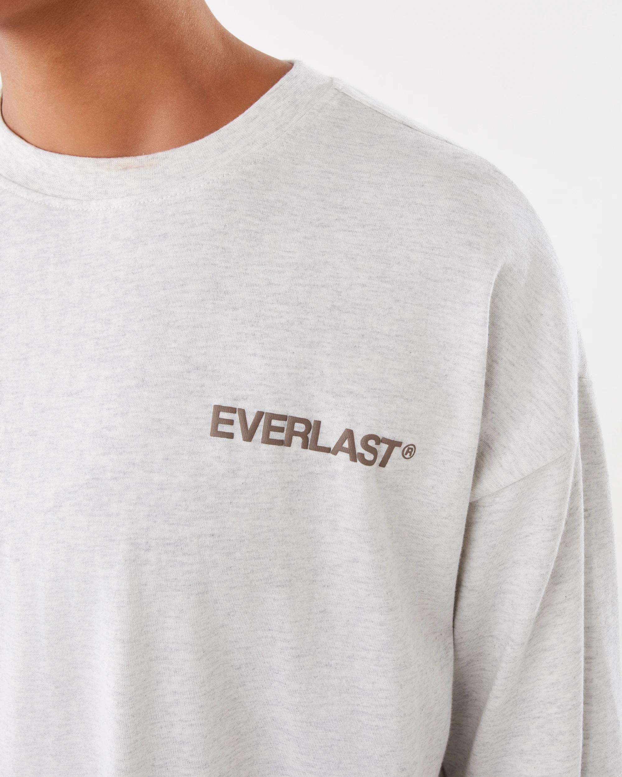 7 Everlast Womens Street Boyfriend T-shirt White Marl, 7 of 8