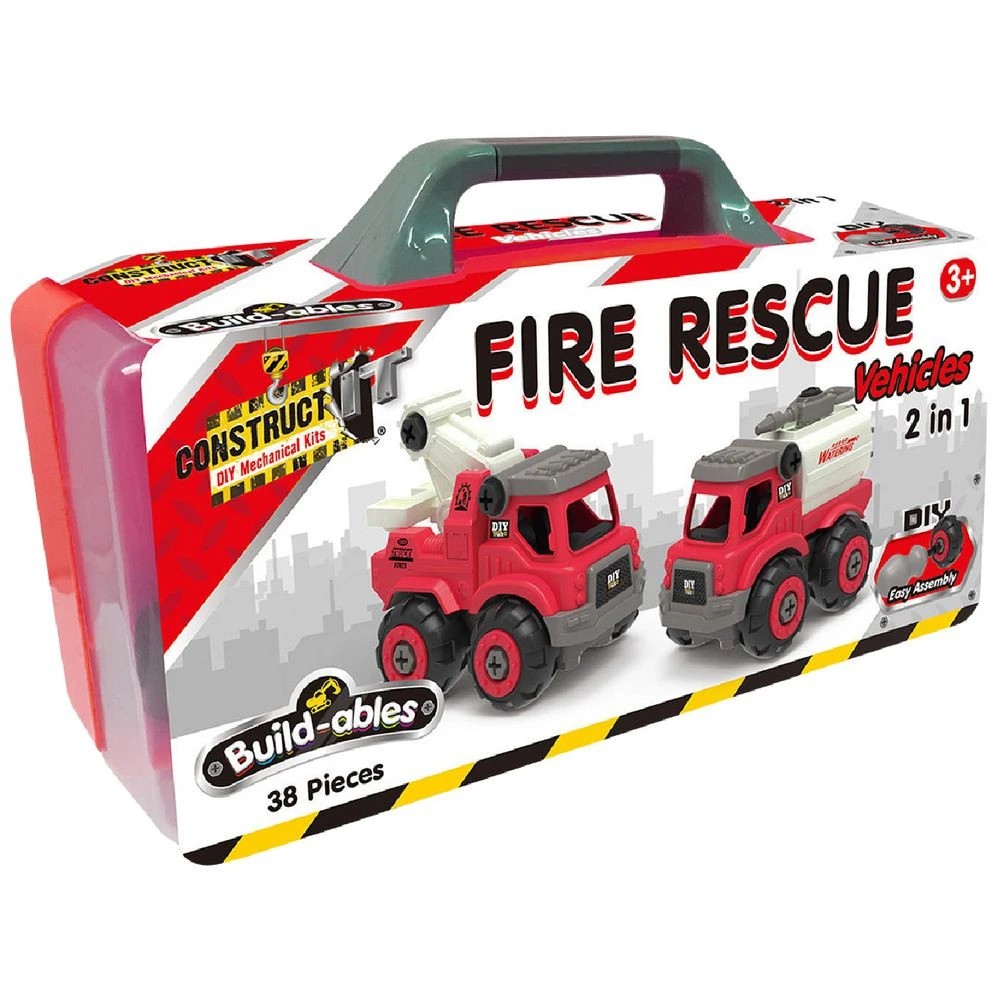 1 Construct It Build-ables 2-in-1 Fire Rescue Set, 1 of 6