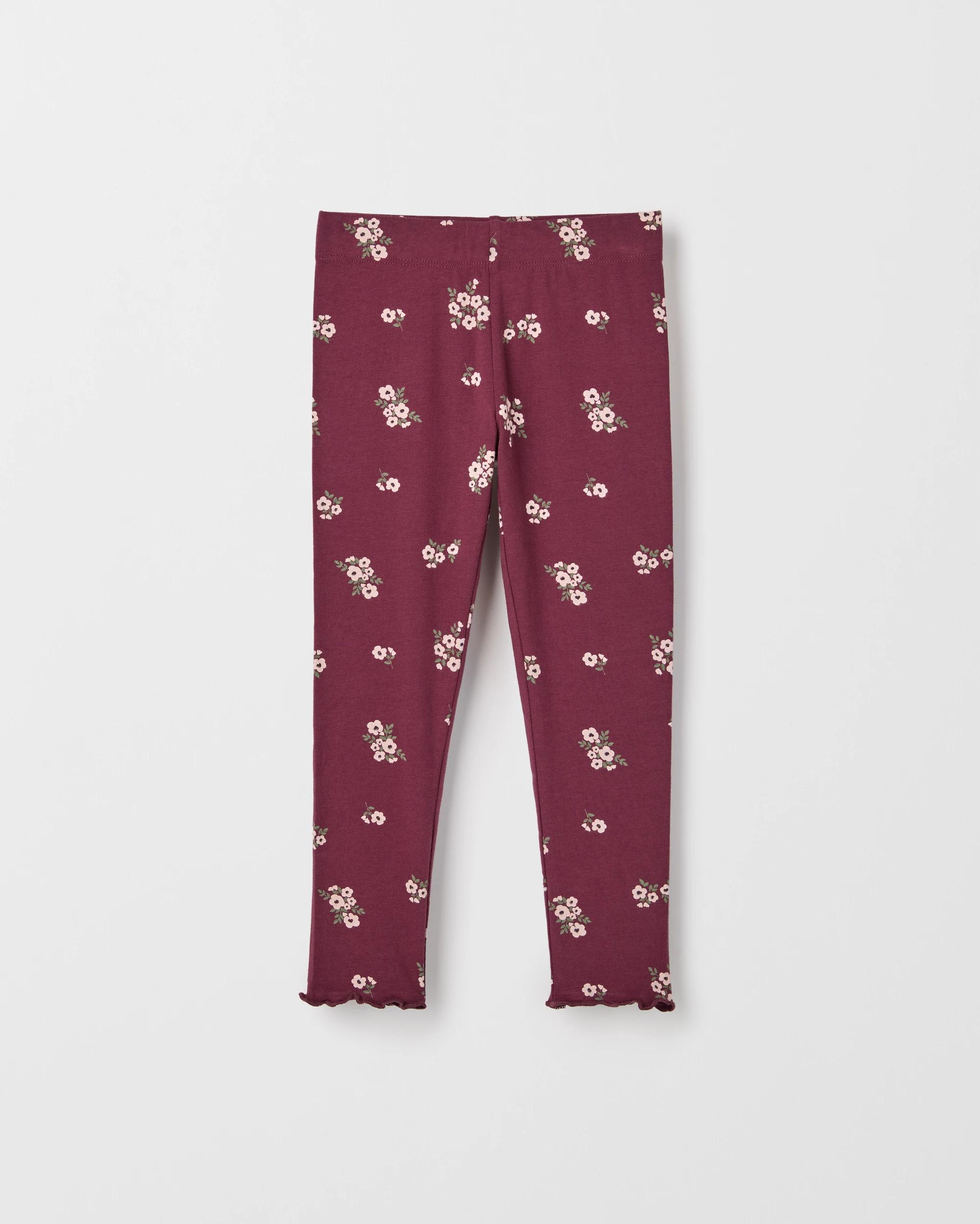 3 Target Kids Australian Cotton 3 Pack Leggings STAMP/DITSY/SOLID, 3 of 5