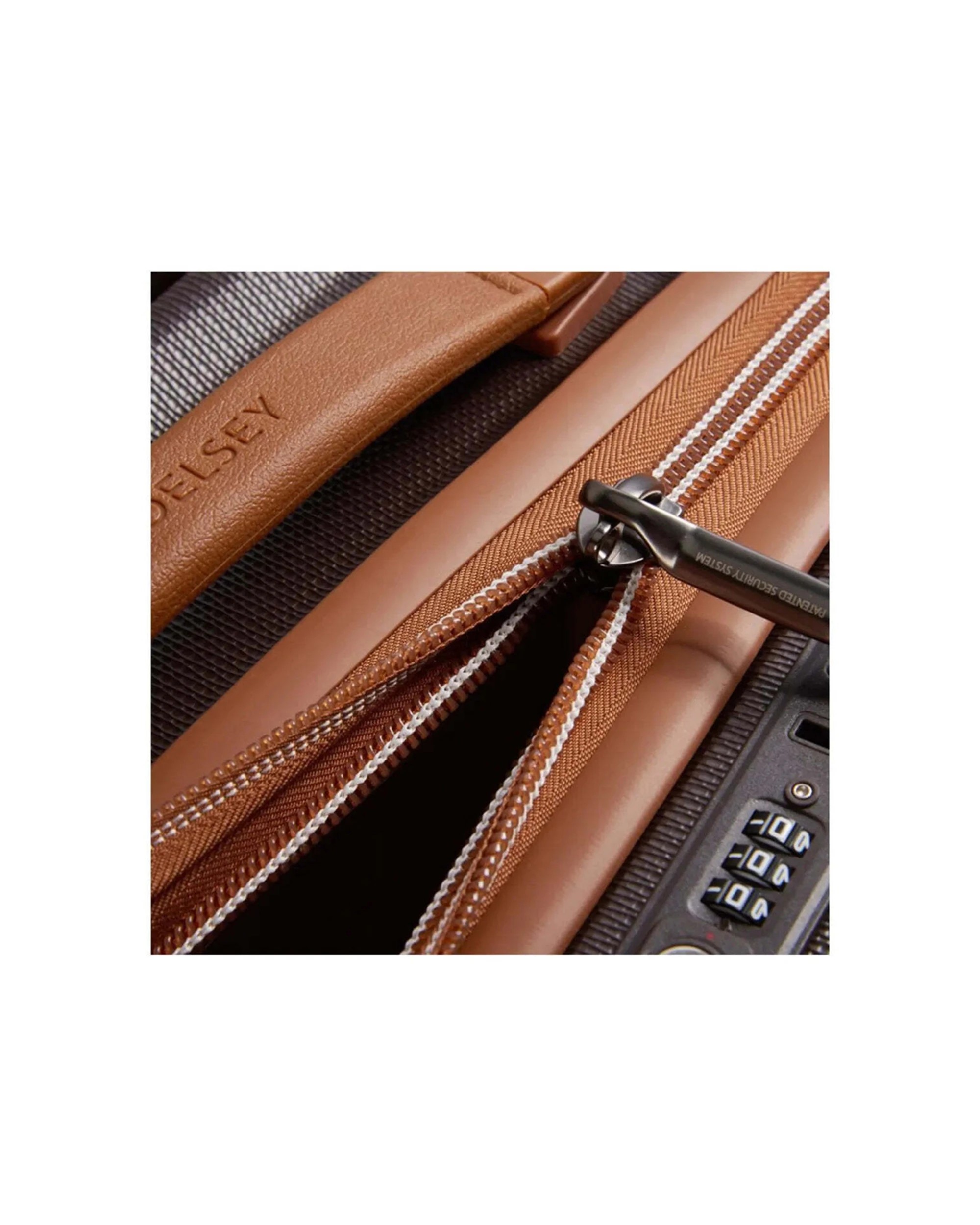 4 Delsey Chatelet Air 2.0 76 cm 4-Wheel Suitcase TSA Lock Patented Zip Secure - Brown, 4 of 5