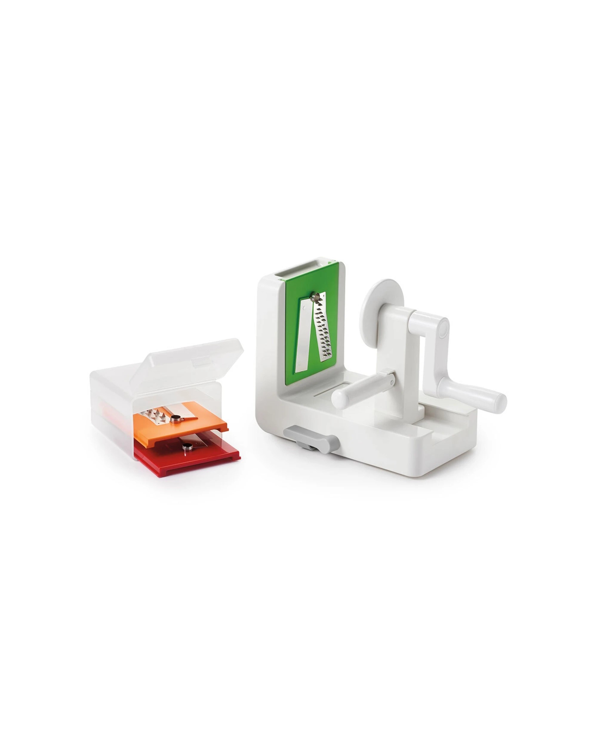 1 Oxo Good Grips Tabletop Spiralizer Vegetable Noodles 3 Stainless Steel Blades - White, 1 of 6