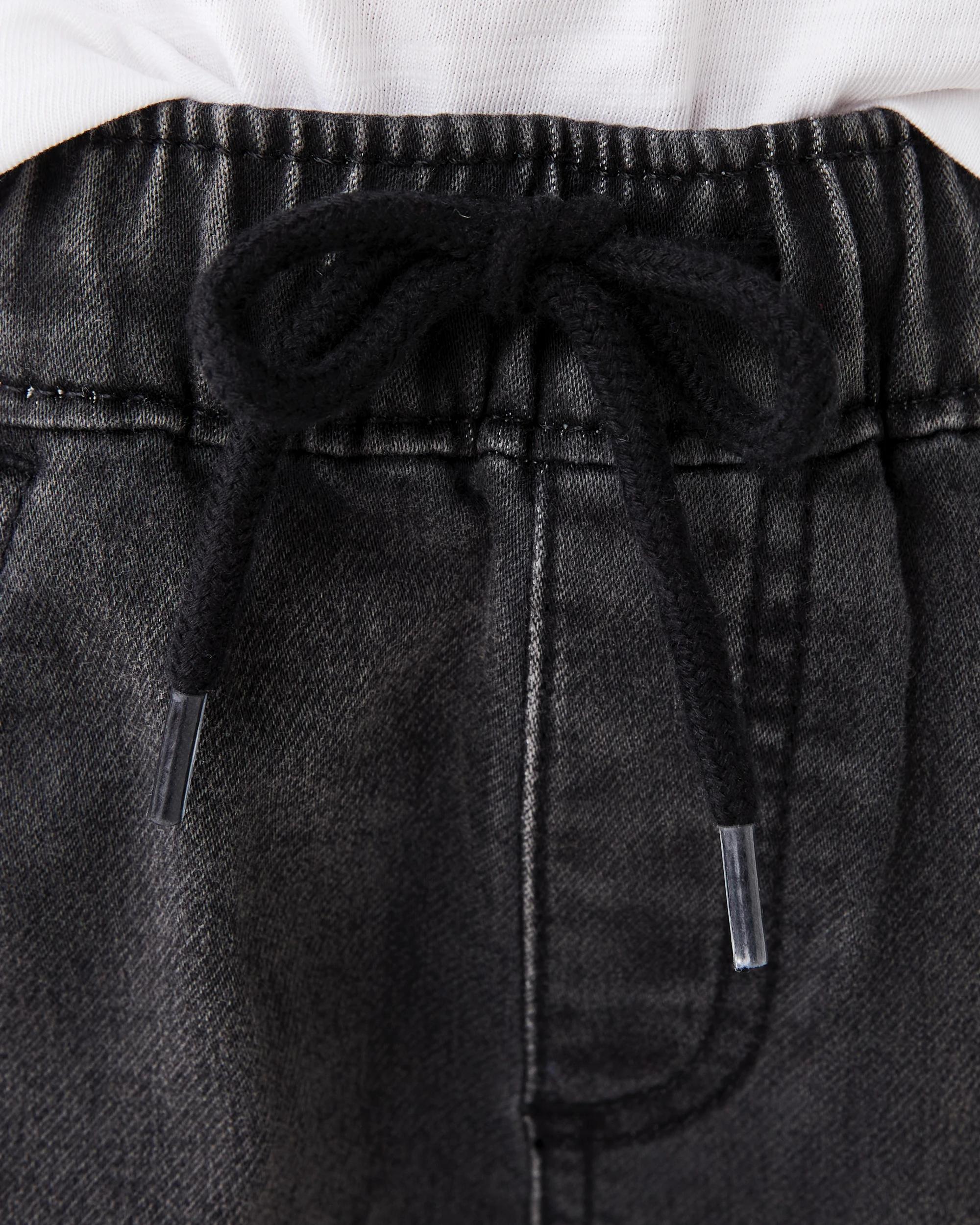 3 Moto Denim Jeans Blk L Wash, 3 of 7