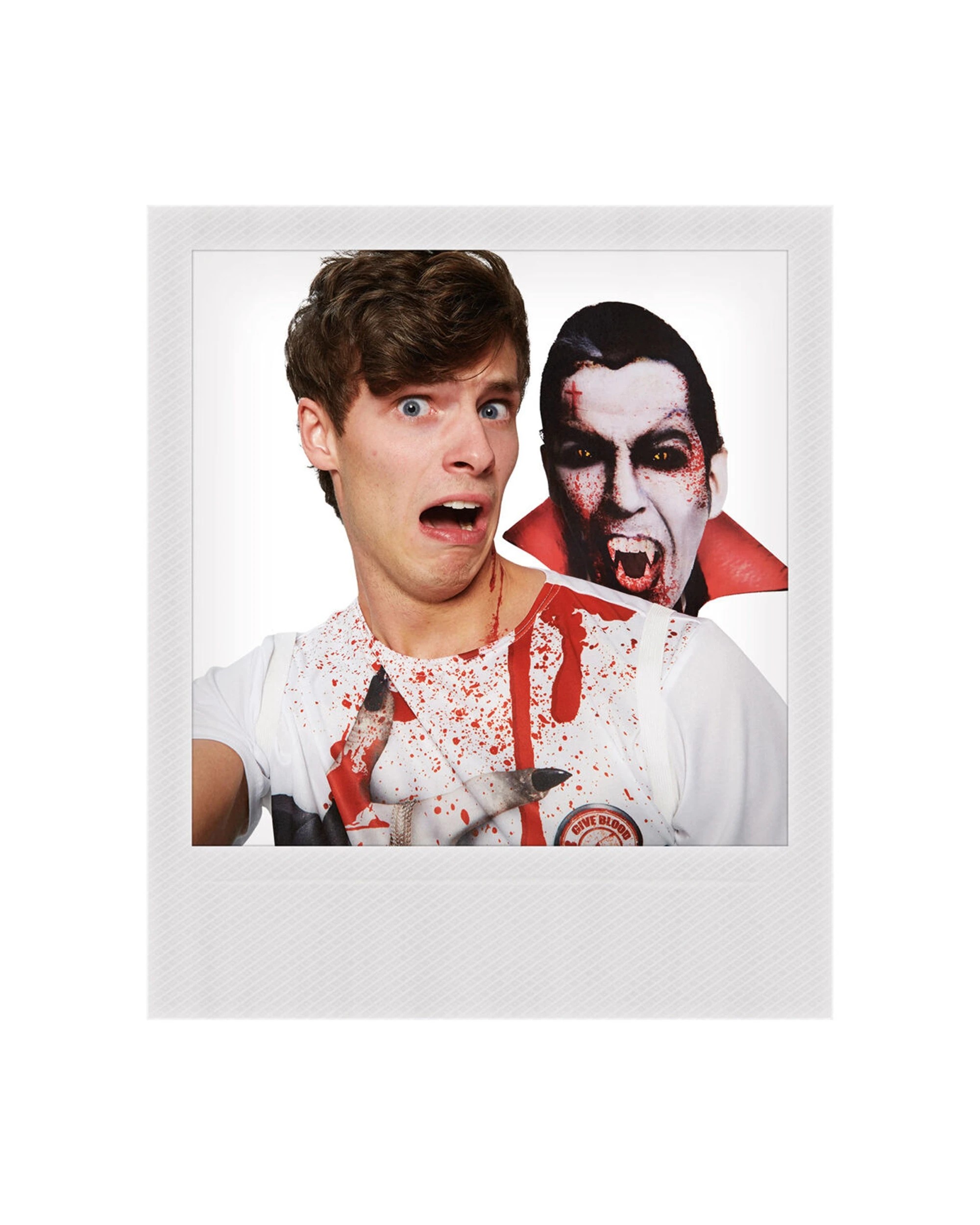 2 Rubies Vampire Selfie Shocker Size Standard Adults Costume - Multi, 2 of 3