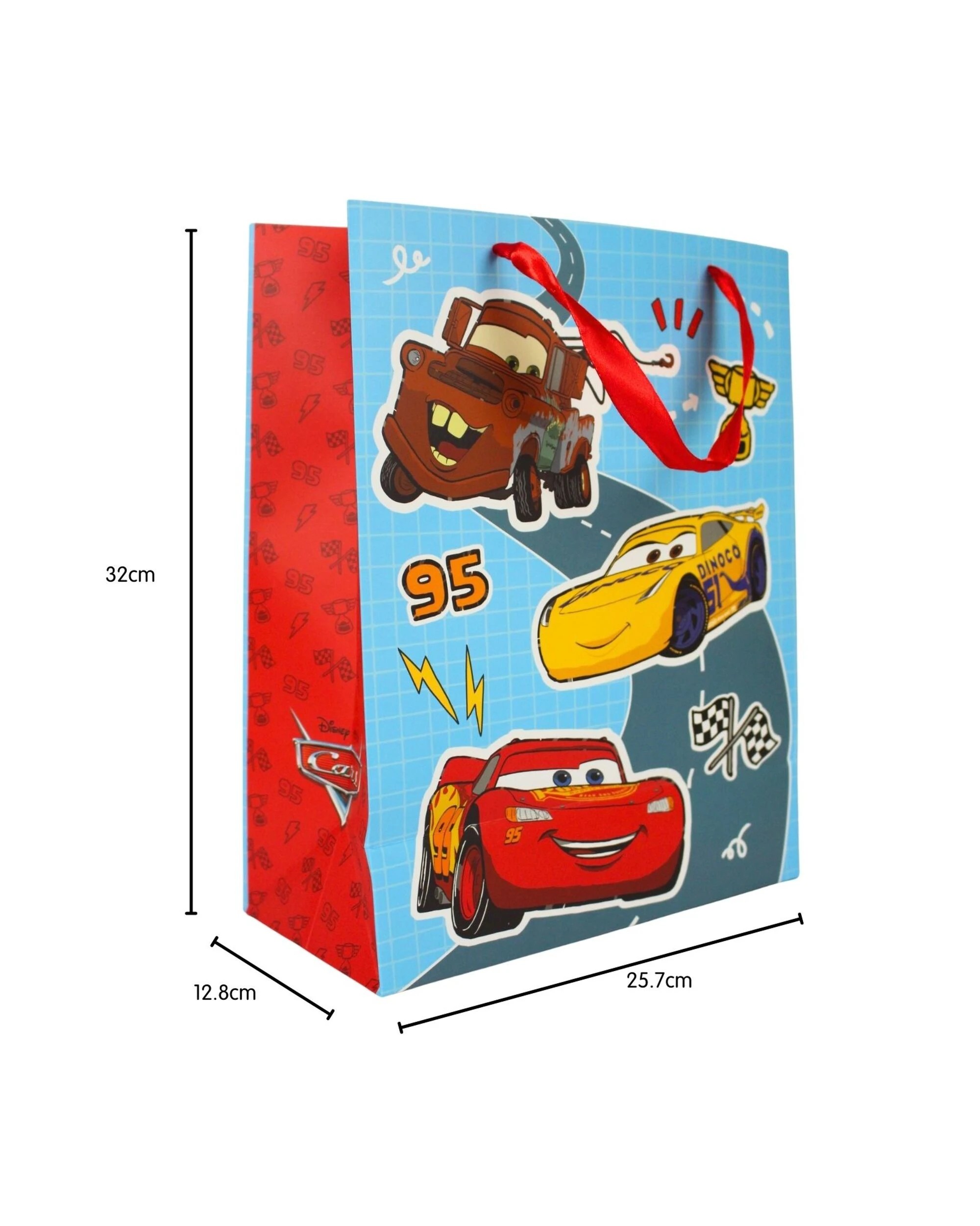2 Artwrap Cars Character Gift Bag 32cm - Blue, 2 of 2