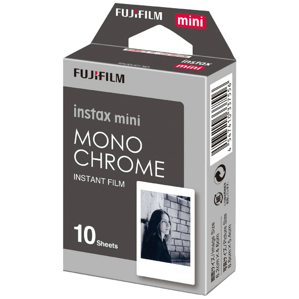 1 Fujifilm 10 Pack Instax Mini Monochrome Film, 1 of 1