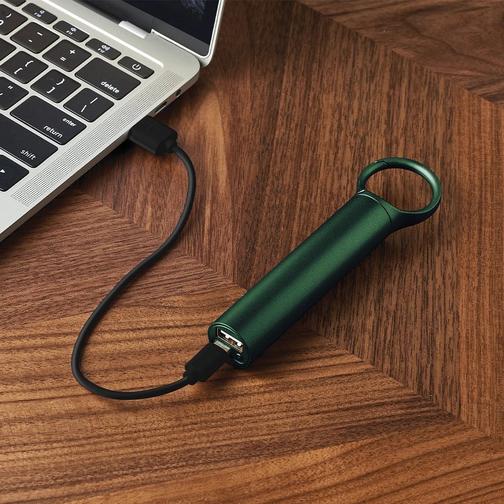 3 Lexon Nomaday 3000 Mah Power Bank With Clip - Green - Green, 3 of 5