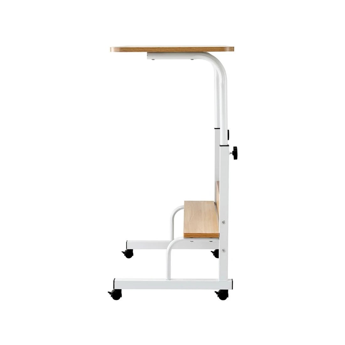 4 Artiss Laptop Desk Portable Sit Stand Desks Height Adjustable Workstation 80CM - Brown, 4 of 6