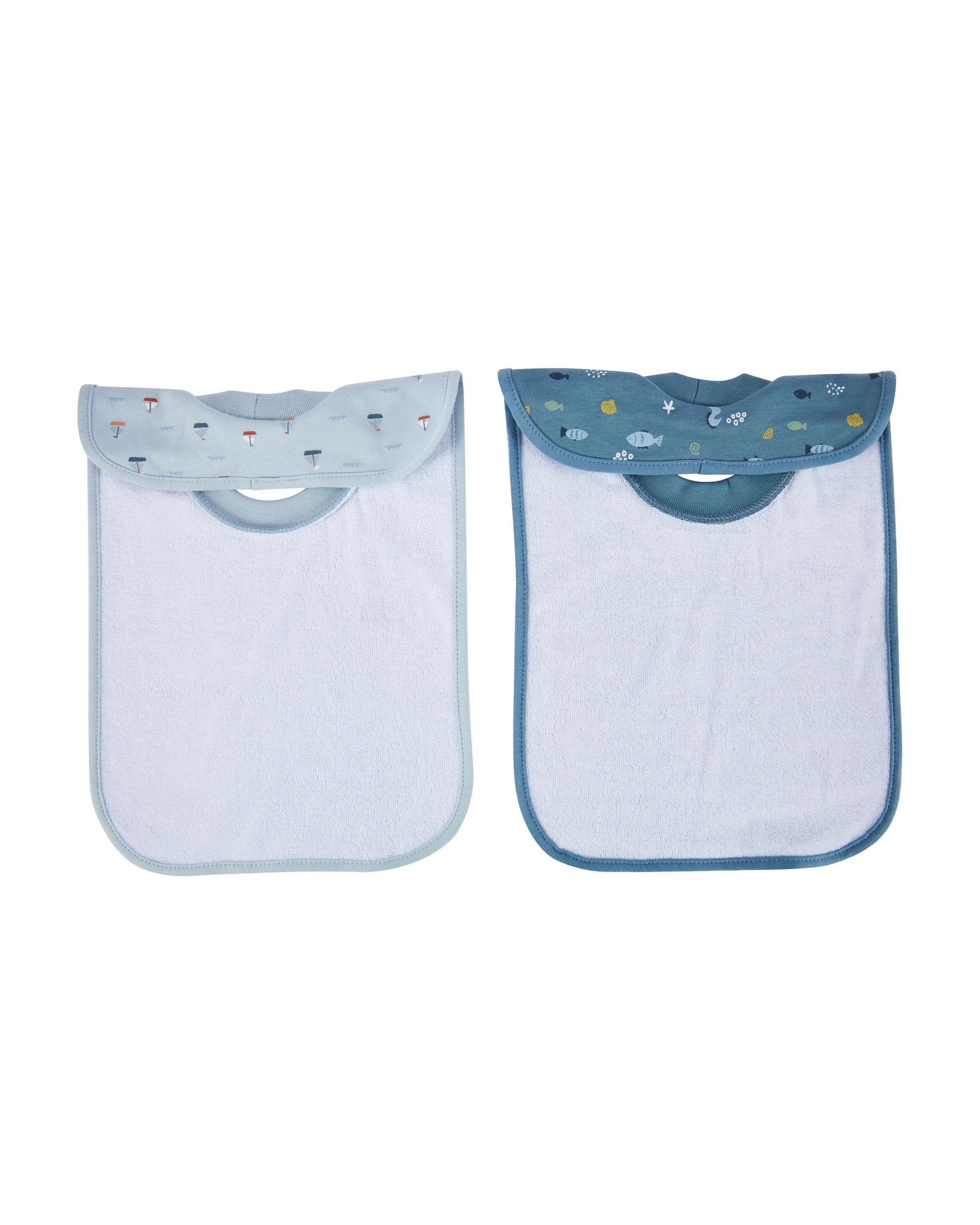 2 2 Pack Popover Bibs - Sea, 2 of 5