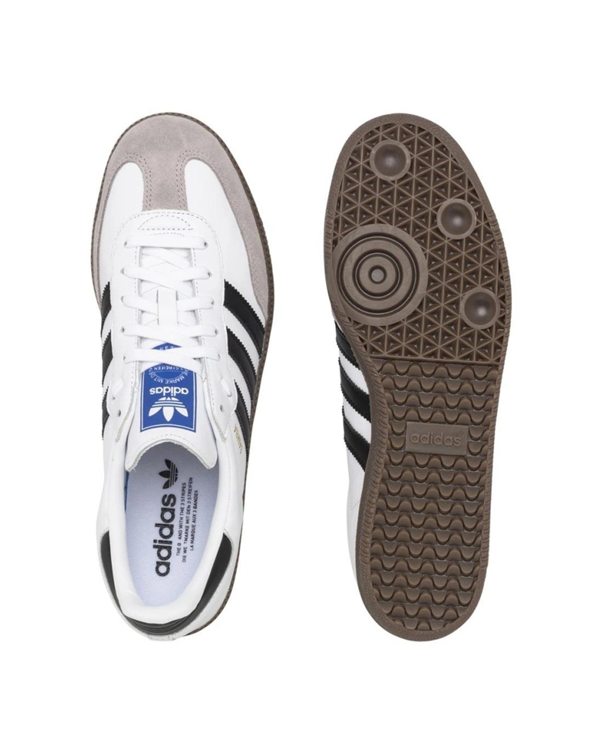 3 Adidas Originals Samba OG Casual WHITE/BLACK/CLEAR GRANITE, 3 of 3