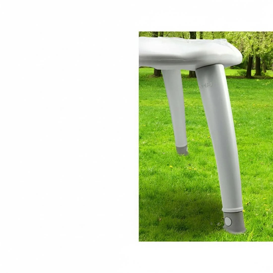 5 Weisshorn Portable Folding Toilet Camping Outdoor Caravan Plastic Bag - Grey, 5 of 8