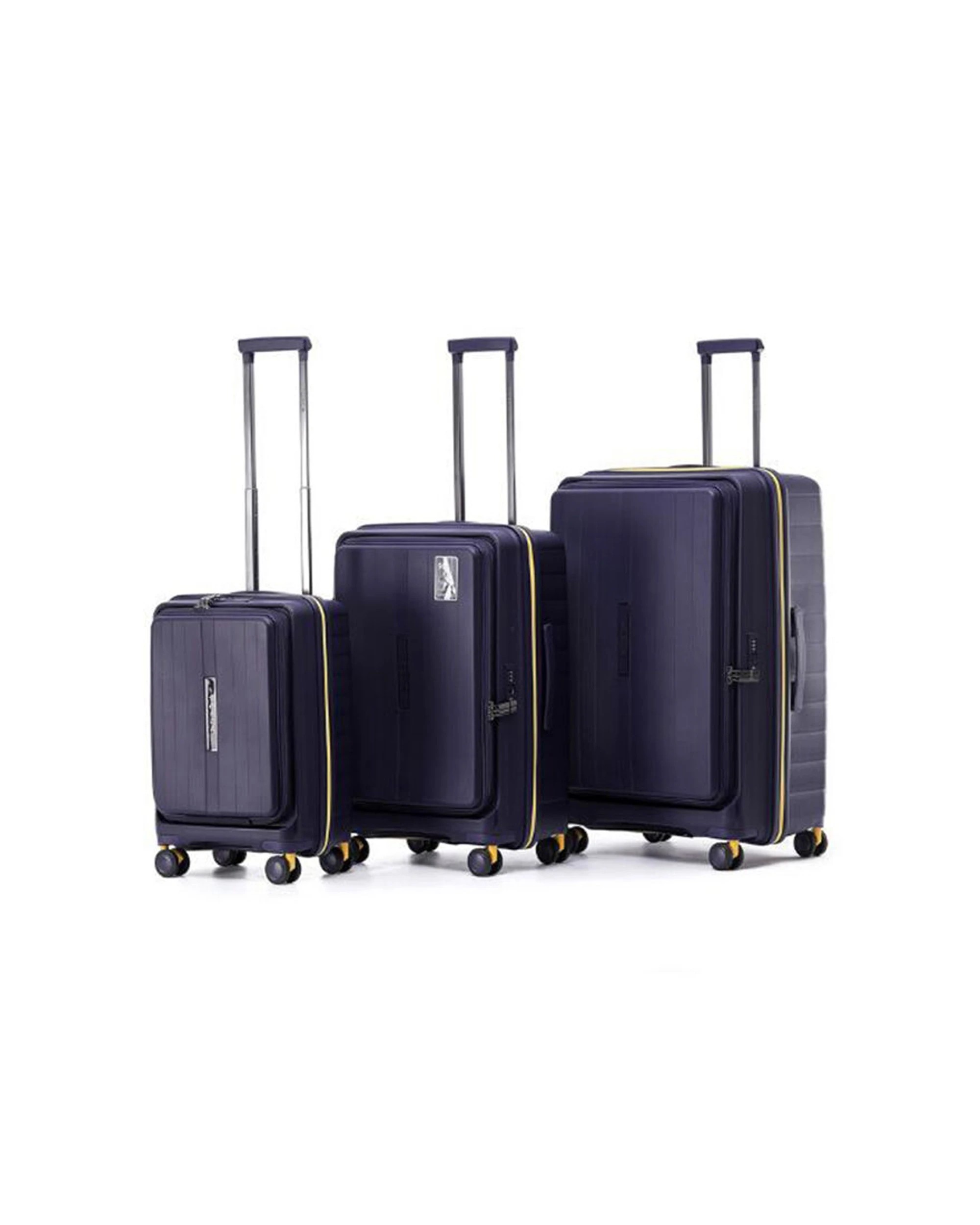 1 Tosca 3Pc Cruiser Hard Case Travelling Suitcase Luggage Set - Multi, 1 of 4