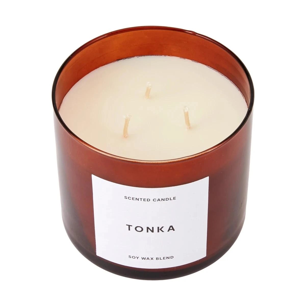 2 Tonka Inspired Glass Candle, 2 of 4