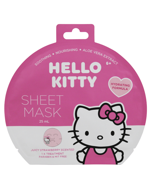 Hello Kitty Sheet Mask 25ml - Juicy Strawberry Sce