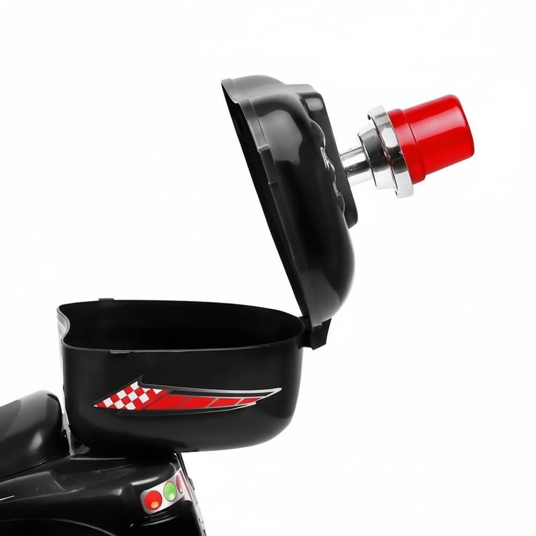 8 Rigo Kids Electric Ride On Police Motorcycle Motorbike 6V Battery - Black, 8 of 8