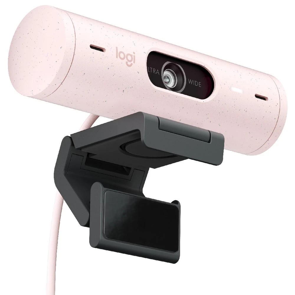 5 Logitech Brio 500 Full HD HDR Webcam Rose, 5 of 10