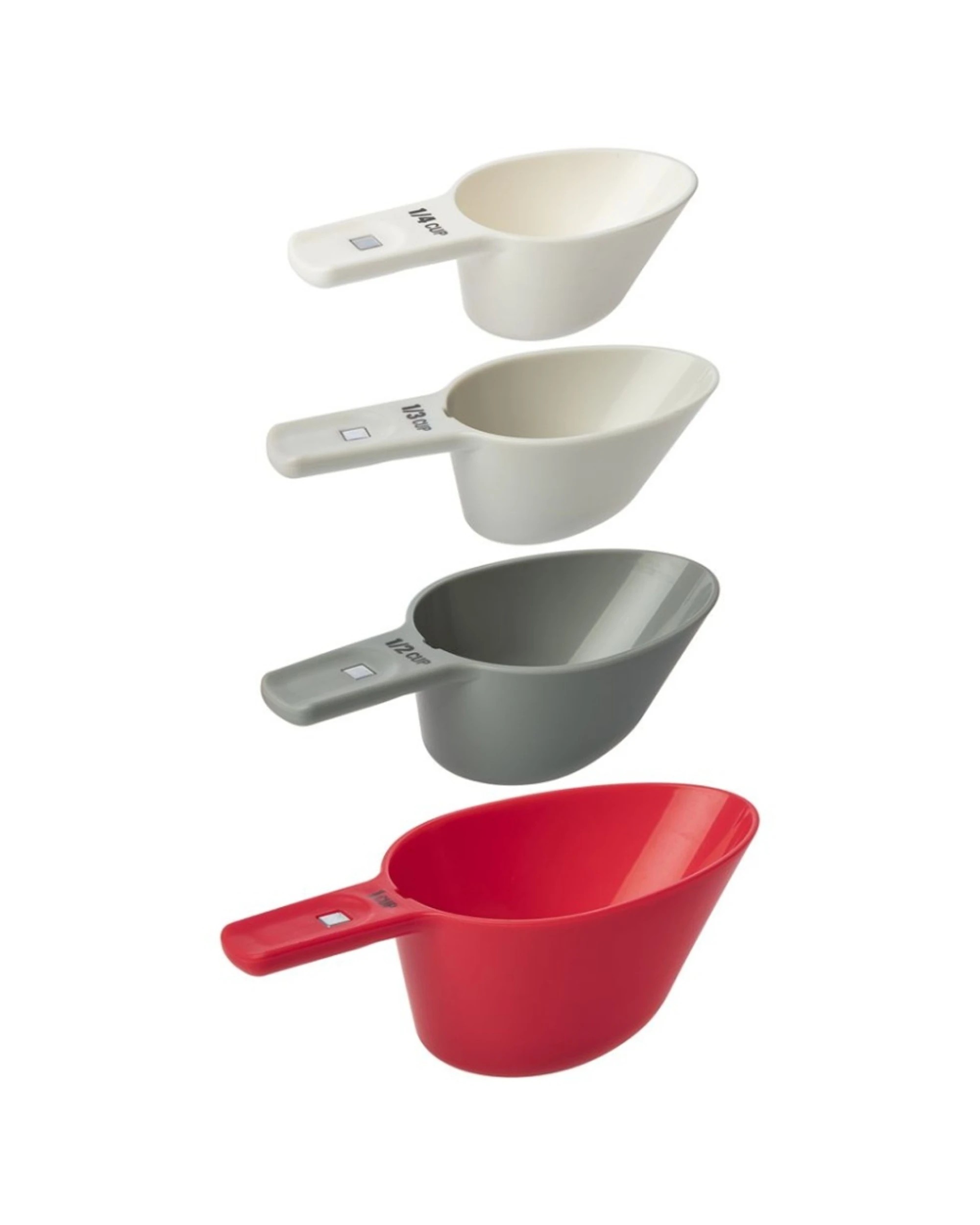 3 Progressive 4pc Magnetic Measuring Cups Scoops Set Flat Bottom Dishwasher Safe - Multi, 3 of 5