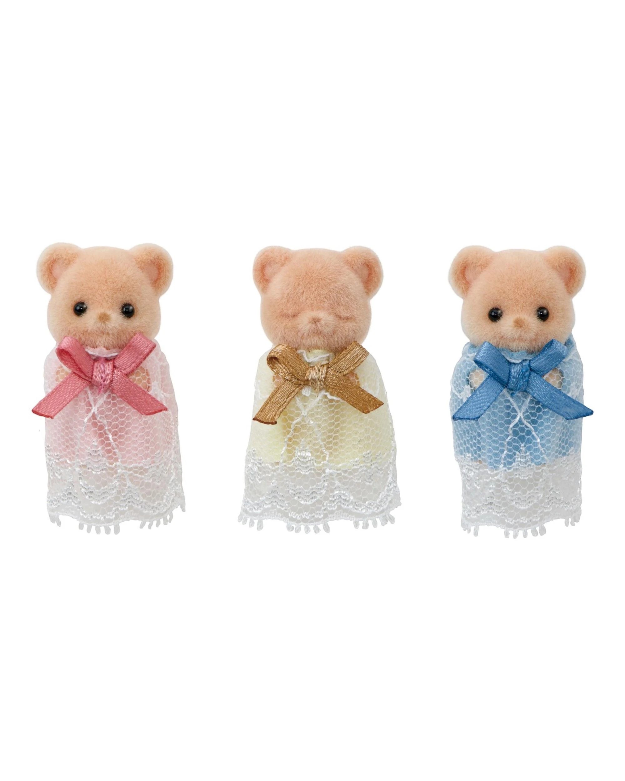 3 Sylvanian Families Biscuit Bear Sleepy Triplets, 3 of 4