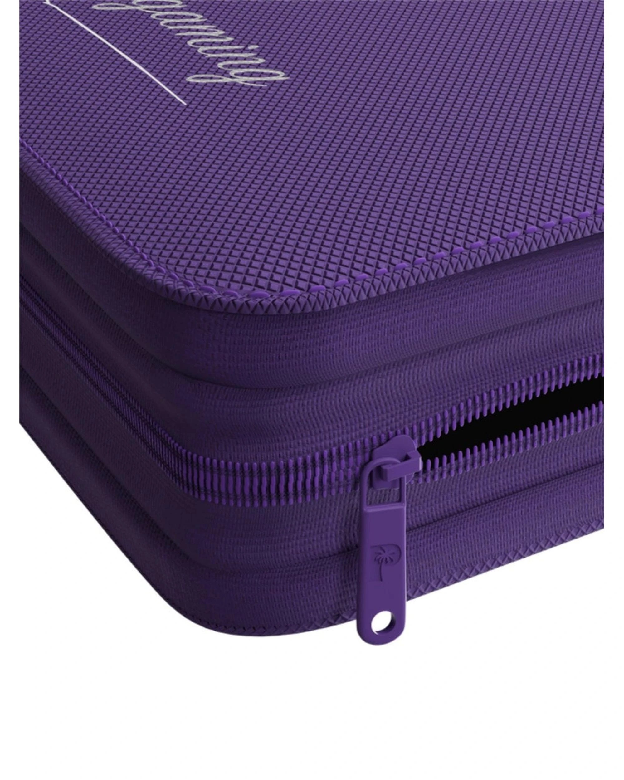 7 Palms Off Gaming Collector's Series 4 Pocket Zip Top Loader Binder Purple - Purple, 7 of 8