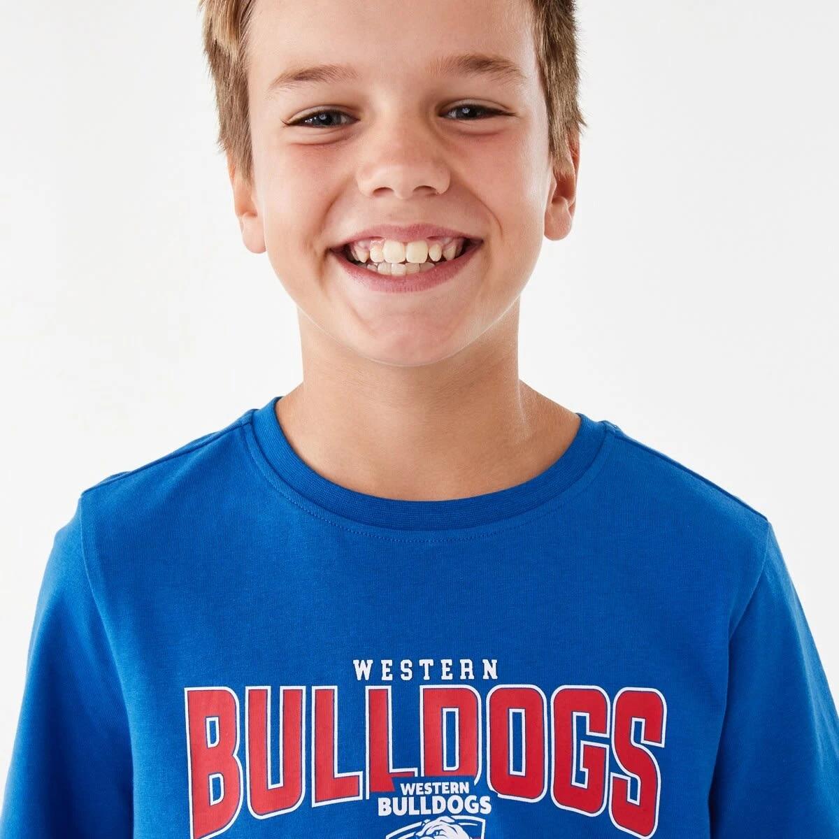 3 Official AFL Kids T-shirt Bulldogs, 3 of 9