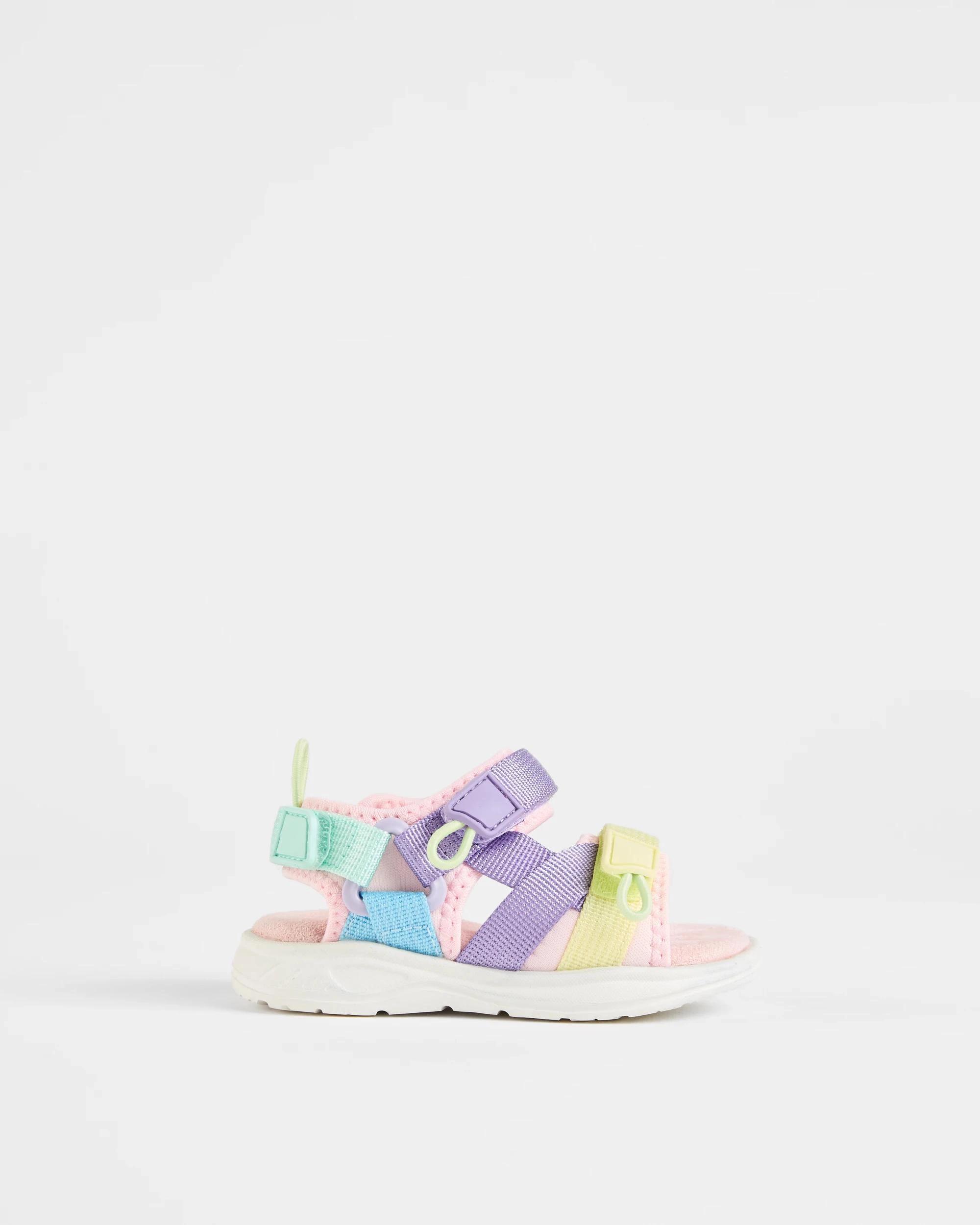 1 Target Baby Baby Girls First Walker Tech Sandal PINK, 1 of 3