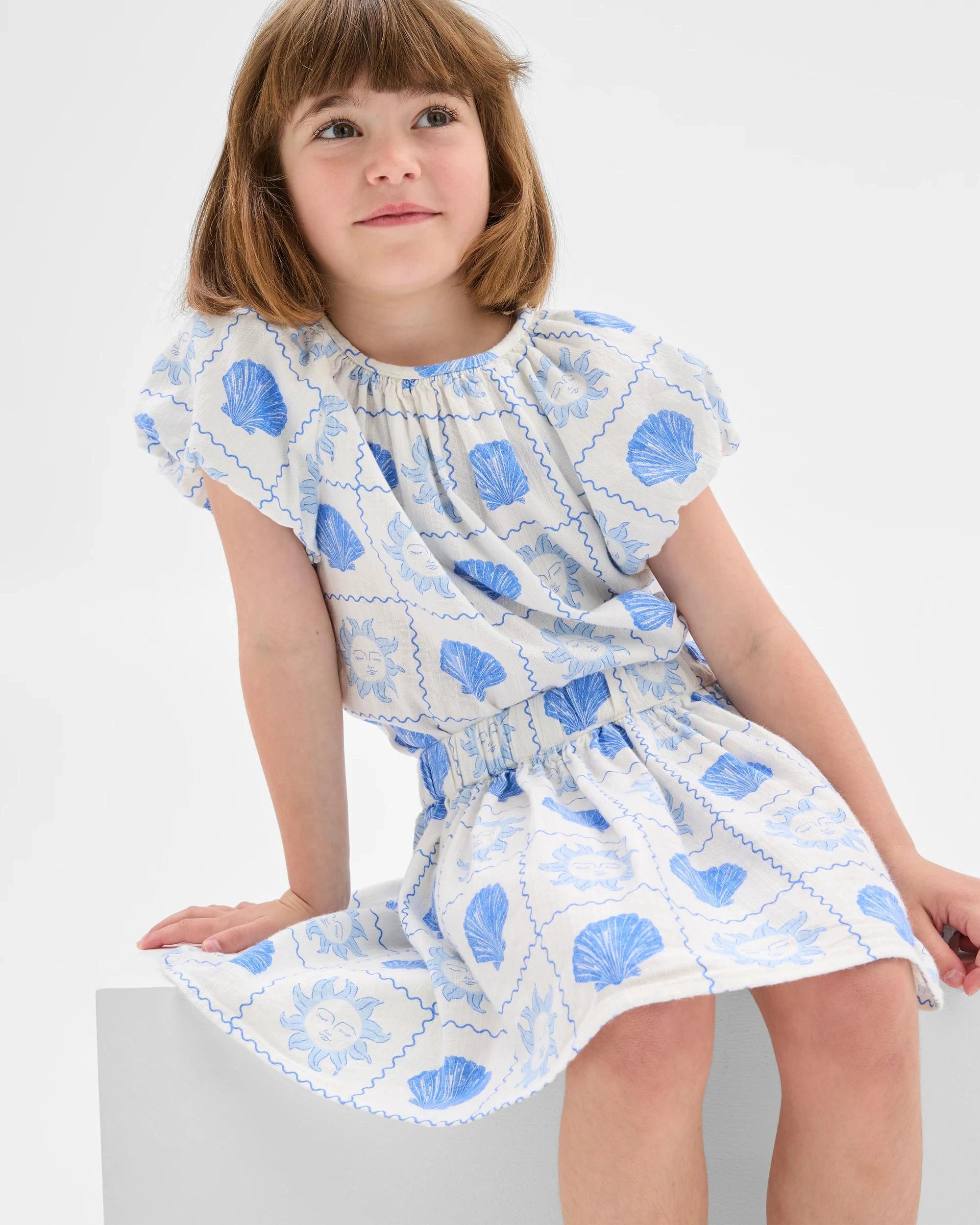 5 Target Woven Skirt BLUE SUN SHELLS, 5 of 6