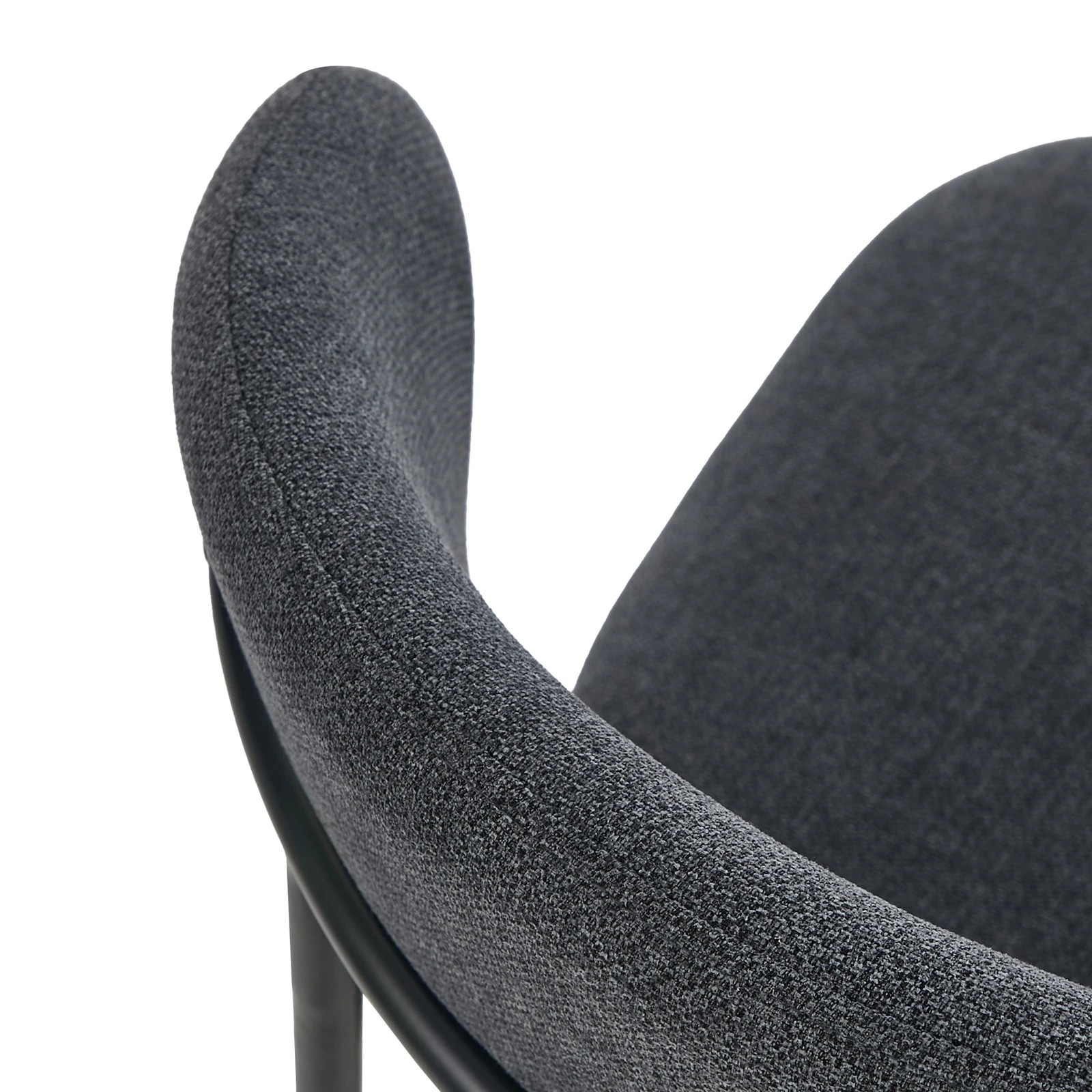 9 Oikiture 2x Dining Chairs Kitchen Lounge Seat Linen Fabric Accent Chair - Grey, 9 of 9