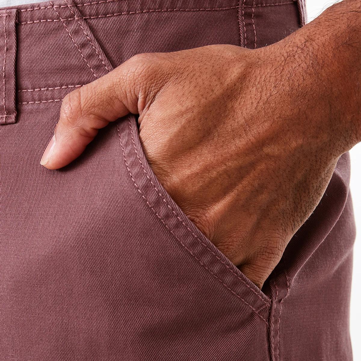 5 Fixed Waist Cargo Shorts Red Brick, 5 of 7