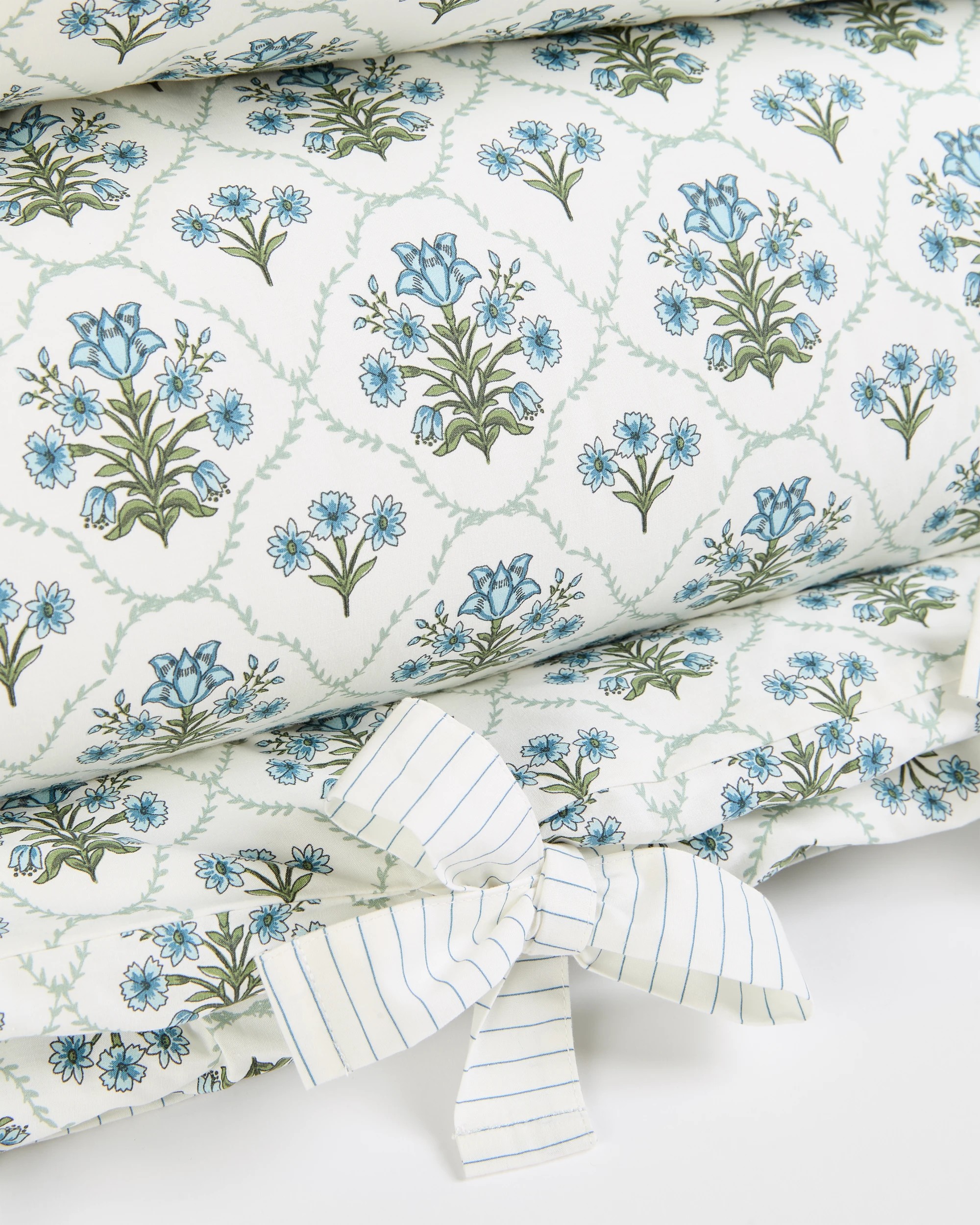 9 Target Adeline Australian Cotton Floral Quilt Cover Set - Double Bed - White, 9 of 10