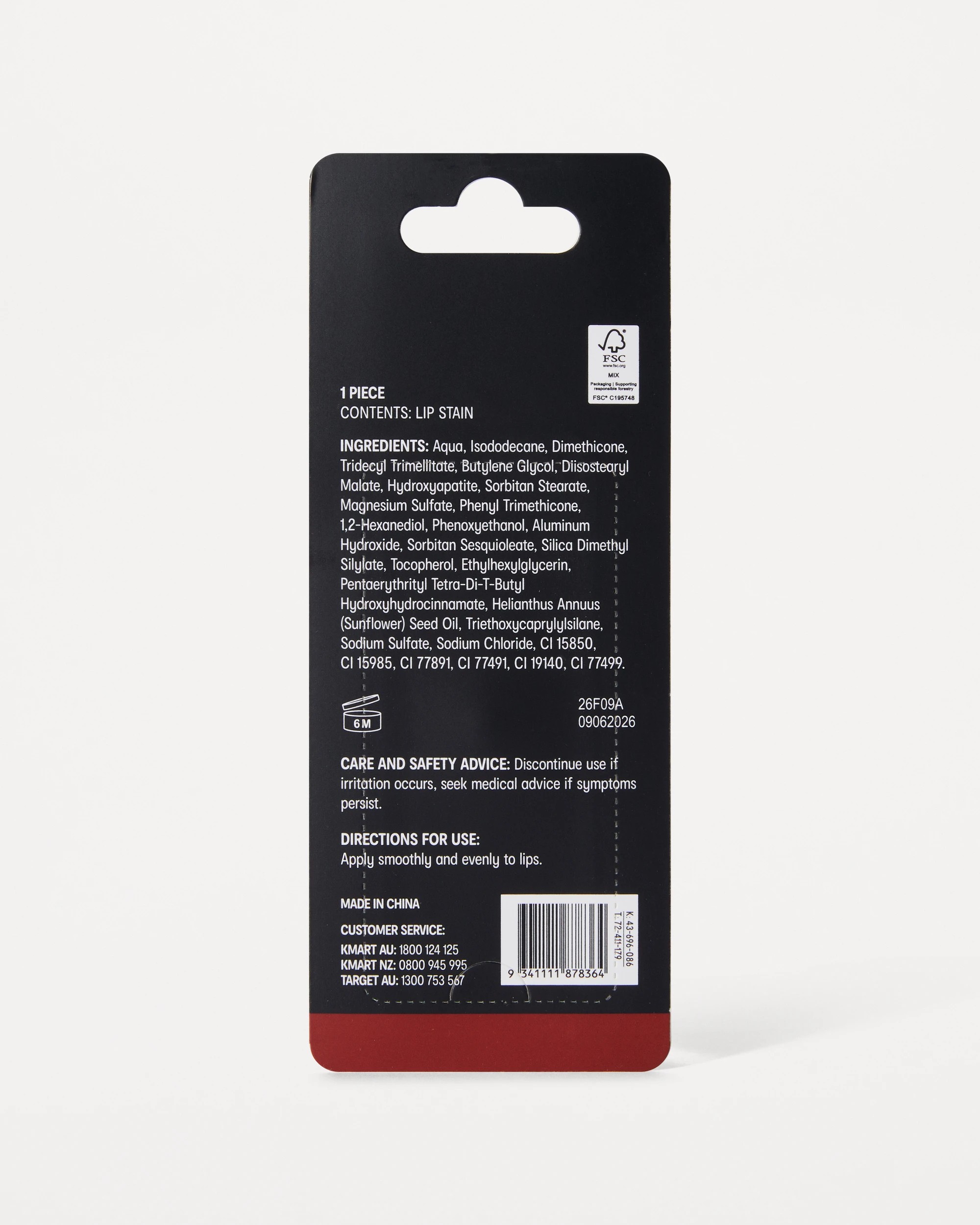 5 OXX Beauty Lip Stain - Brick, 5 of 5