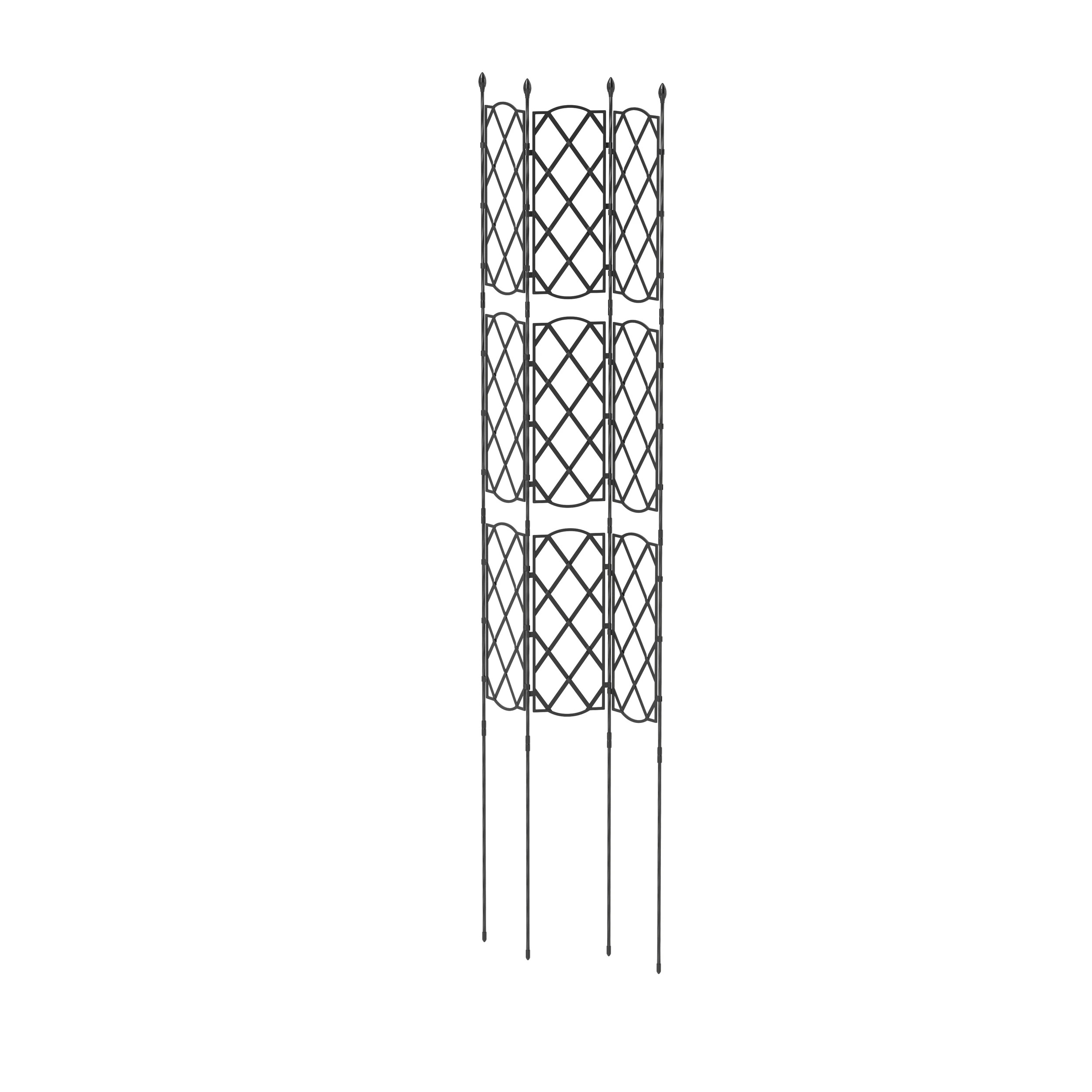 1 Costway 3-Pack Plant Support Frame Garden Trellis for Climbing Plants Flower Stand Cage, 1 of 1