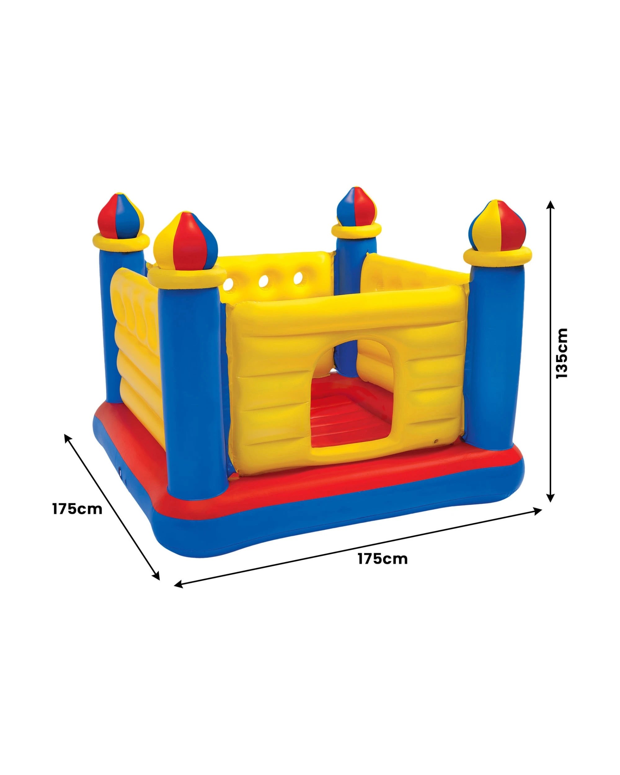 3 Intex JumpOLene Inflatable Bouncer Castle House Kids Play - Yellow, 3 of 5