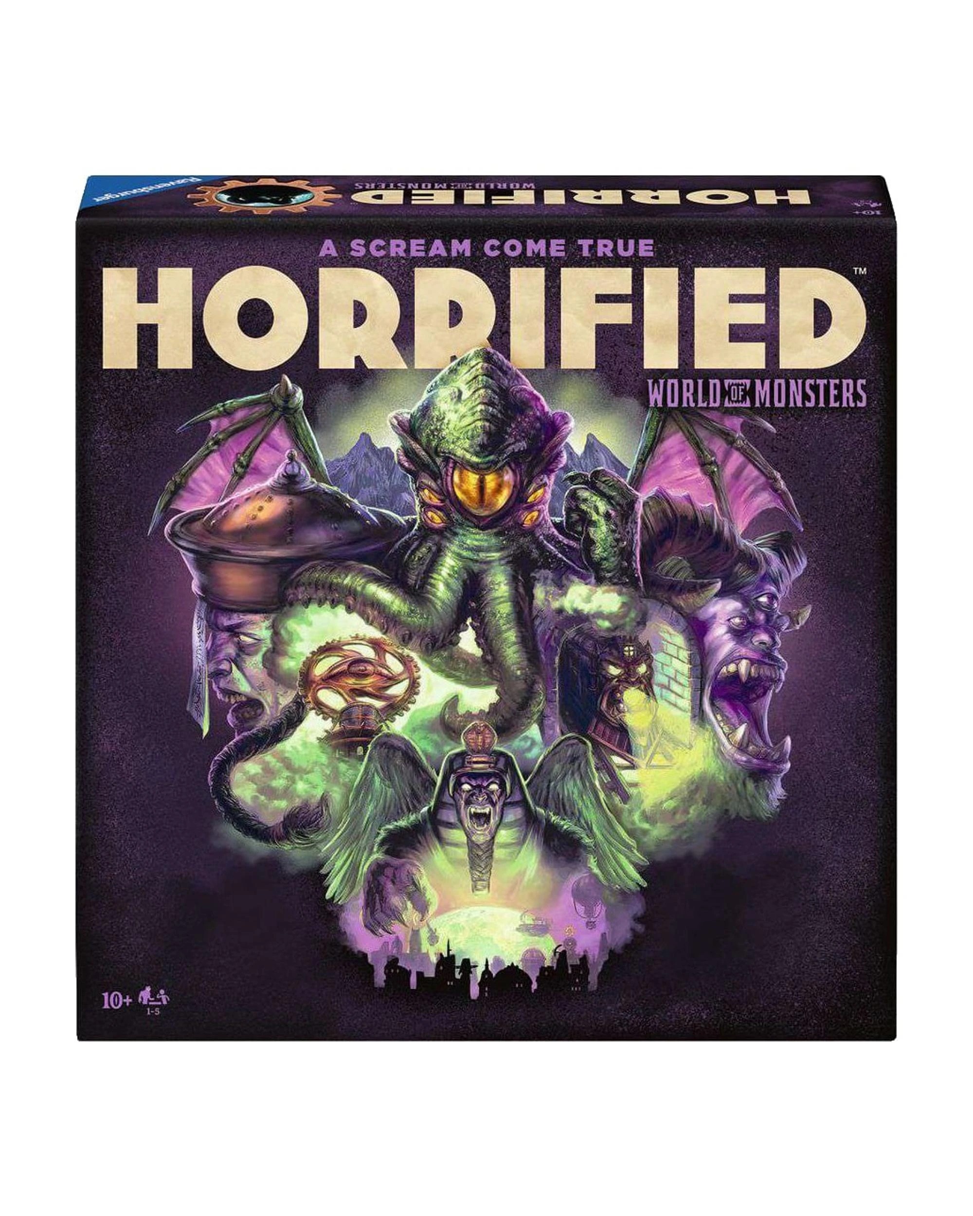 1 Ravensburger Horrified World of Monsters Board Game, 1 of 3