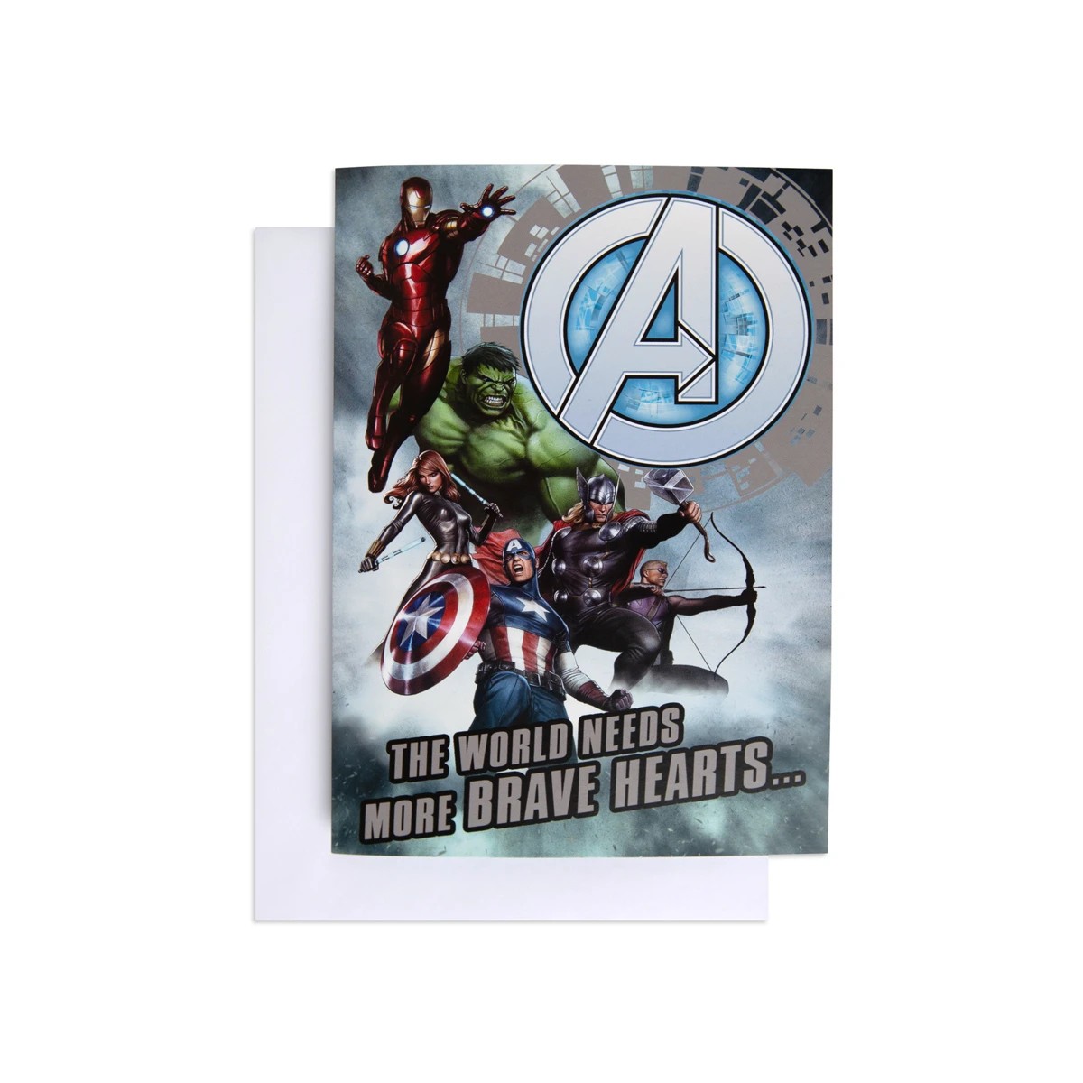 1 Hallmark Marvel Avengers Interactive Birthday Card - Brave Hearts, 1 of 4