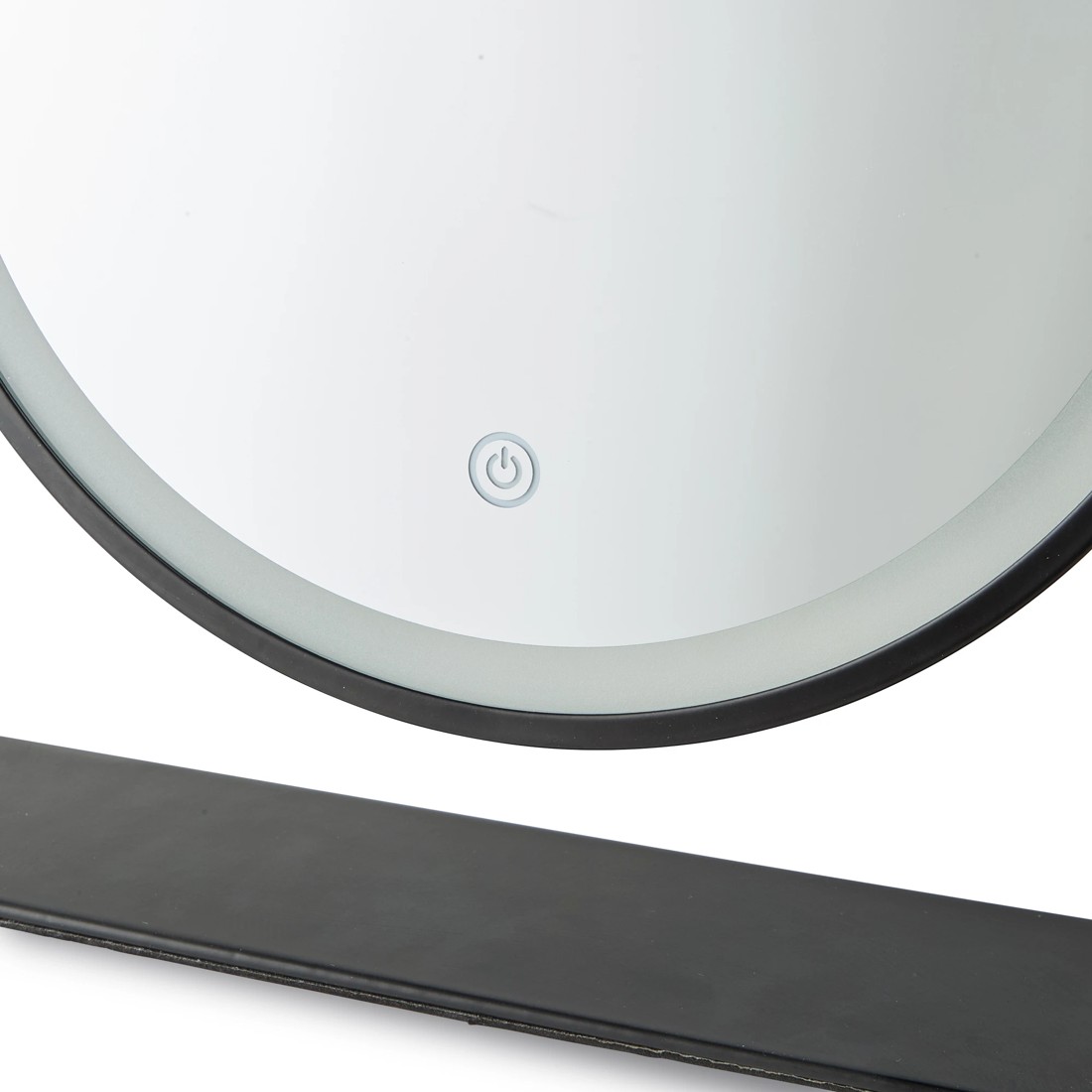 8 Round LED Mirror - Black, 8 of 10