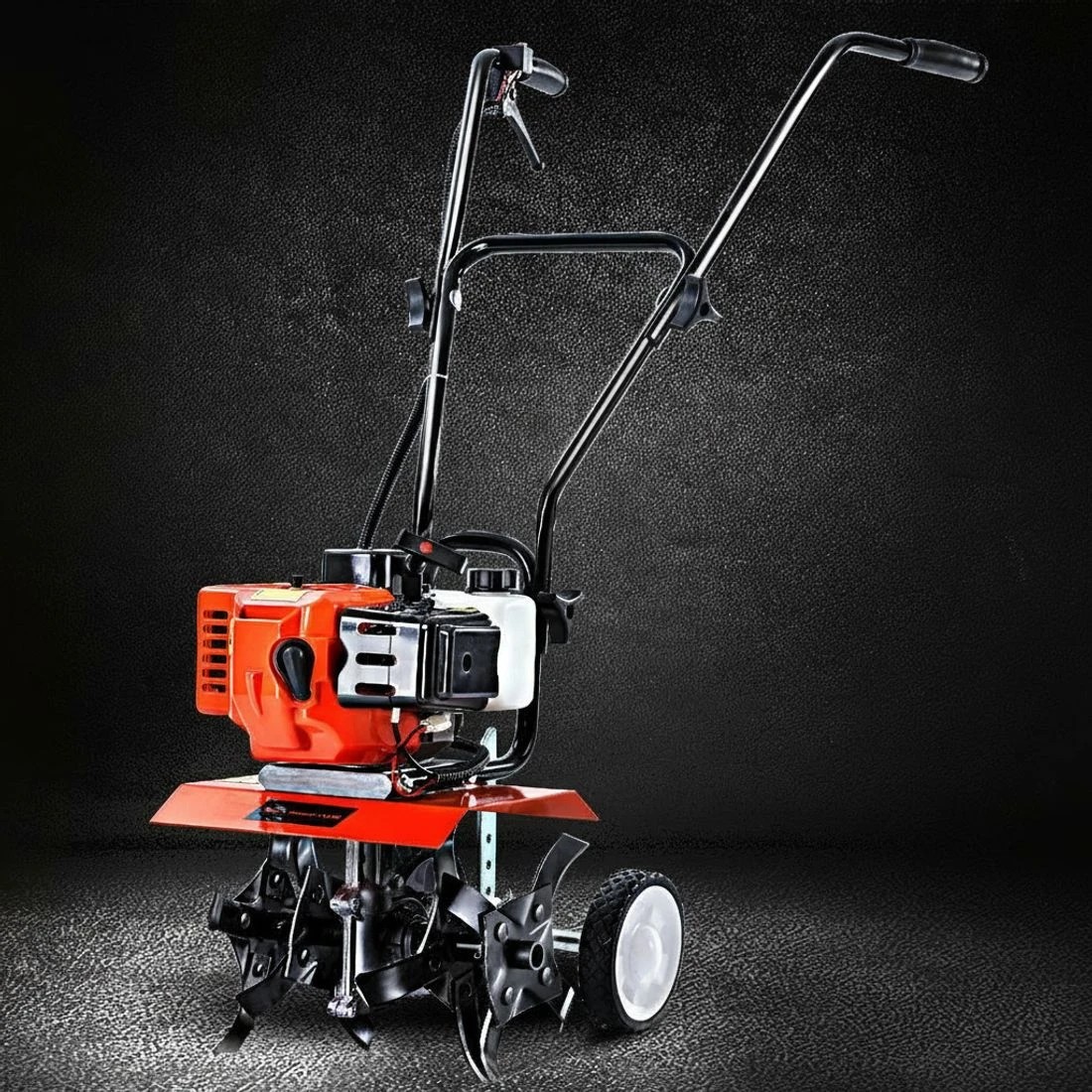 4 Giantz 65CC Tiller Rototiller Garden Cultivator 4 Blades Soil Power Rotary Hoe - Clear, 4 of 5