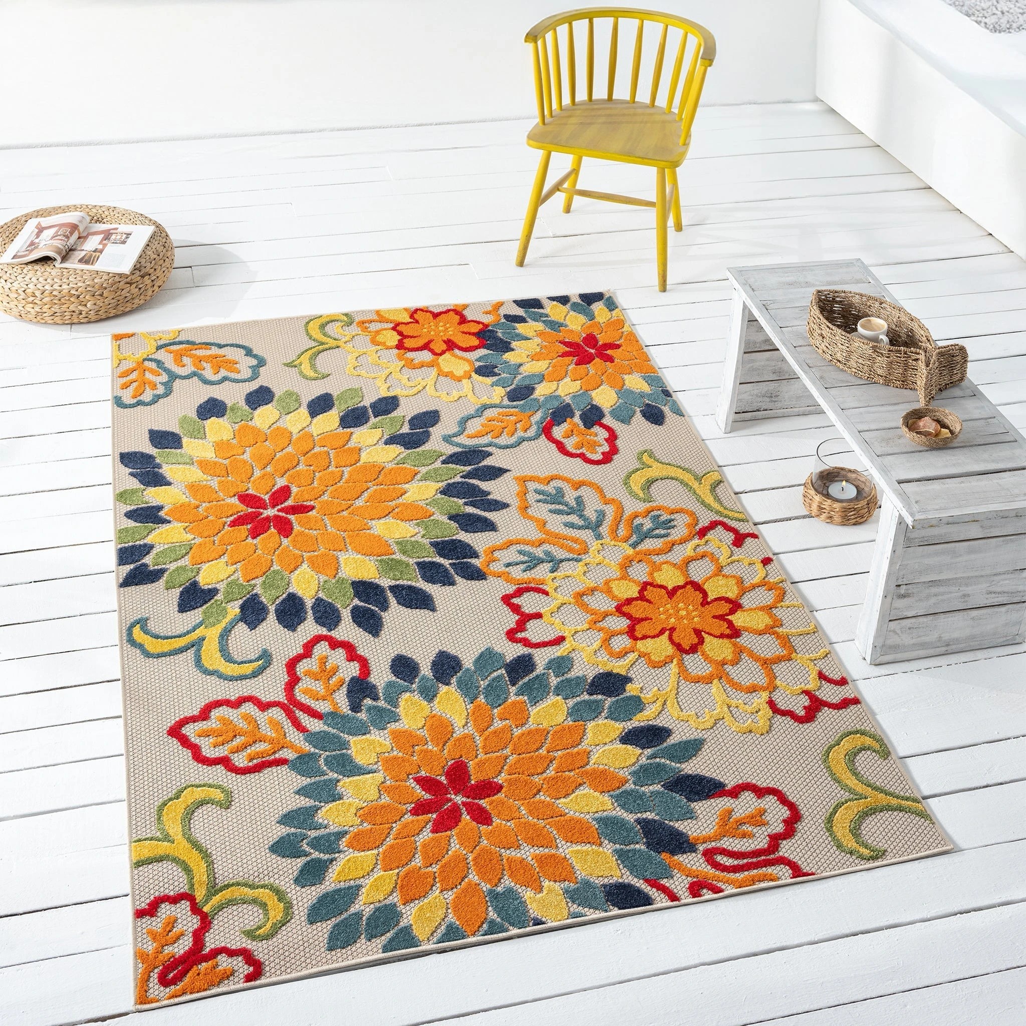 2 La Grace Home Haven Premium Rug - 200x290cm - Flower, 2 of 10