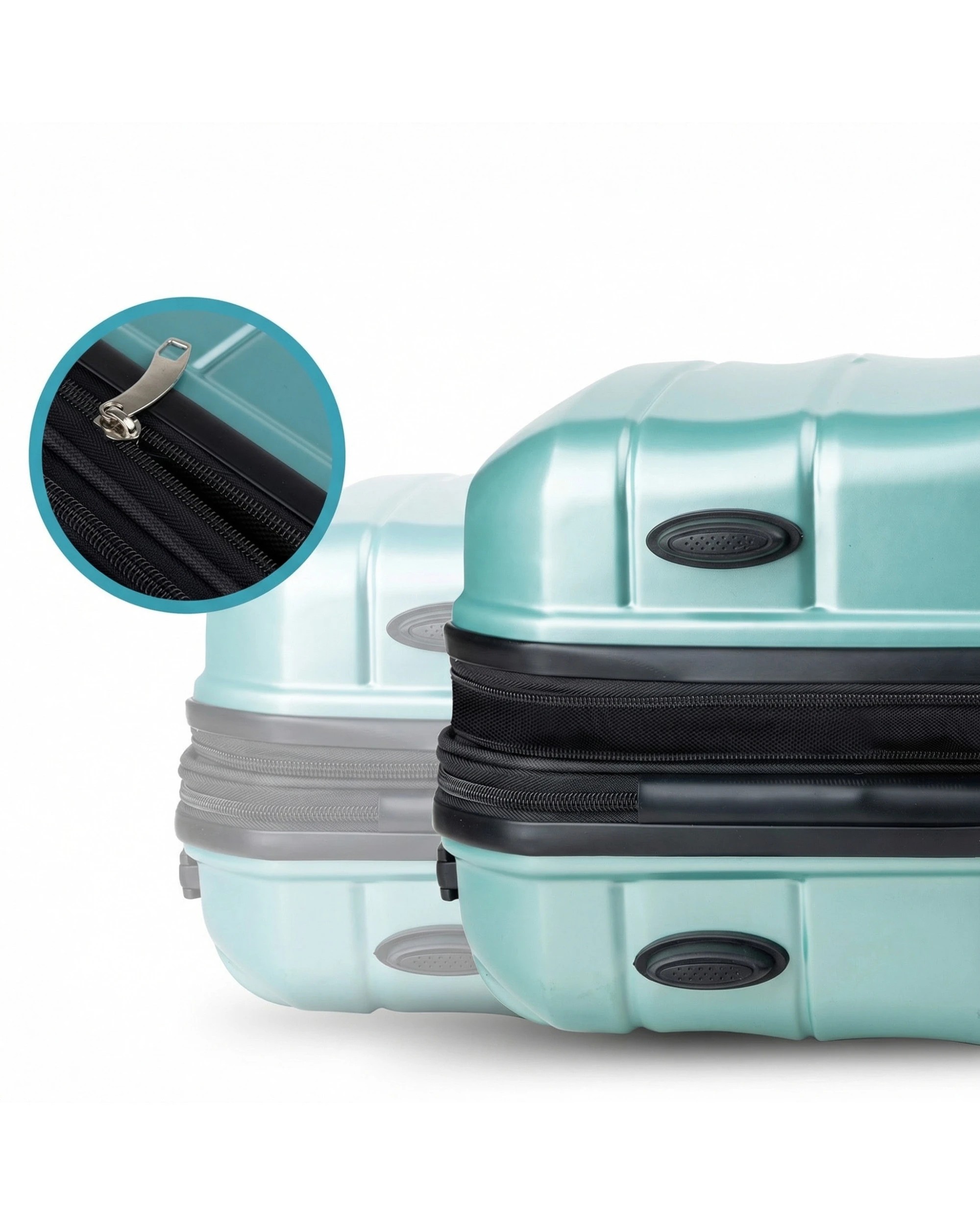8 Olympus Artemis 24in Hard Shell Suitcase Electric Travel Luggage - Green, 8 of 8